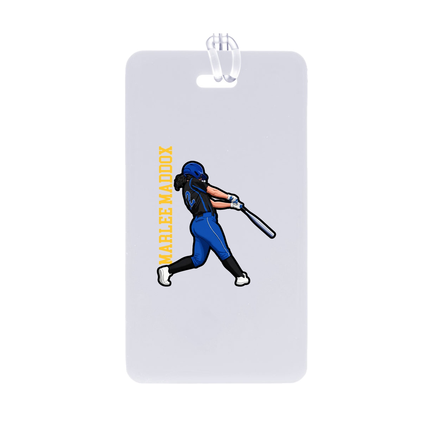 Bag Tag — Name Vertical in Classic