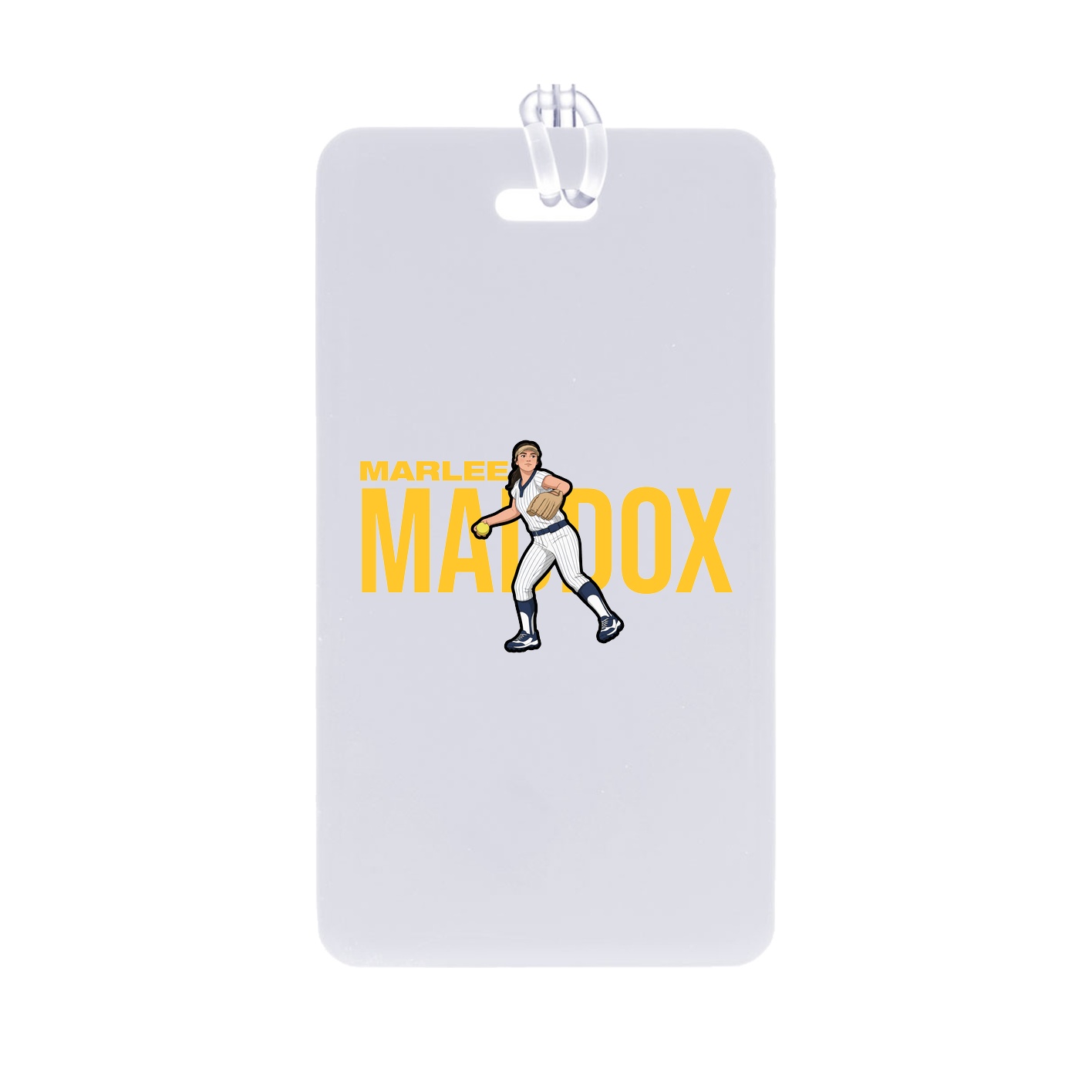 Bag Tag — Player Name in Classic