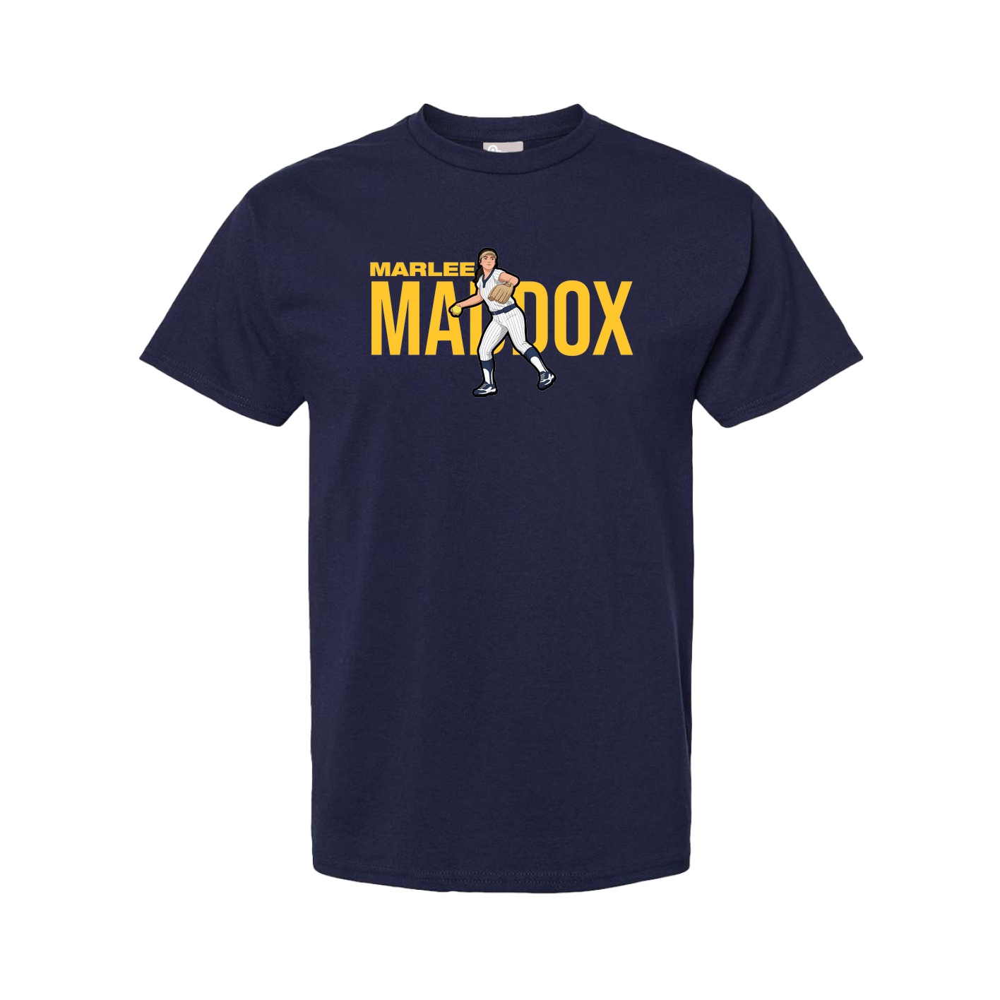 Tee — Player Name in Navy