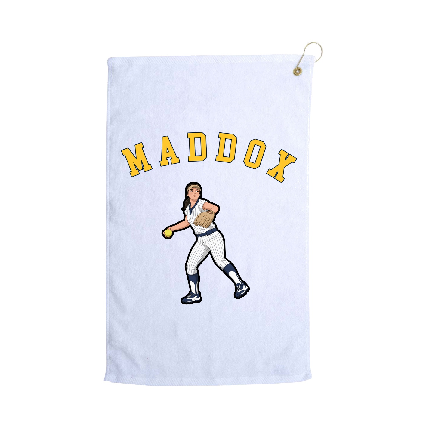 Golf Towel — Shirsey Arch in White