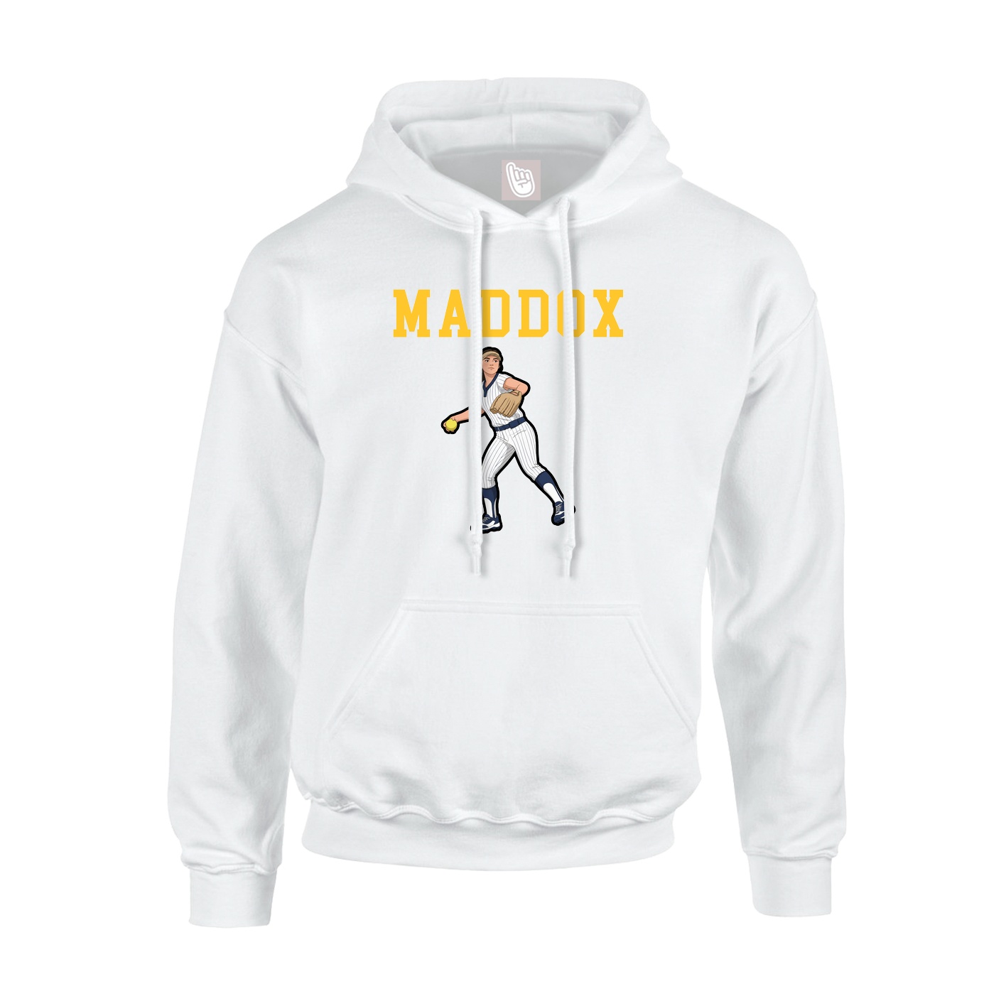Youth Hoodie — Shirsey in White