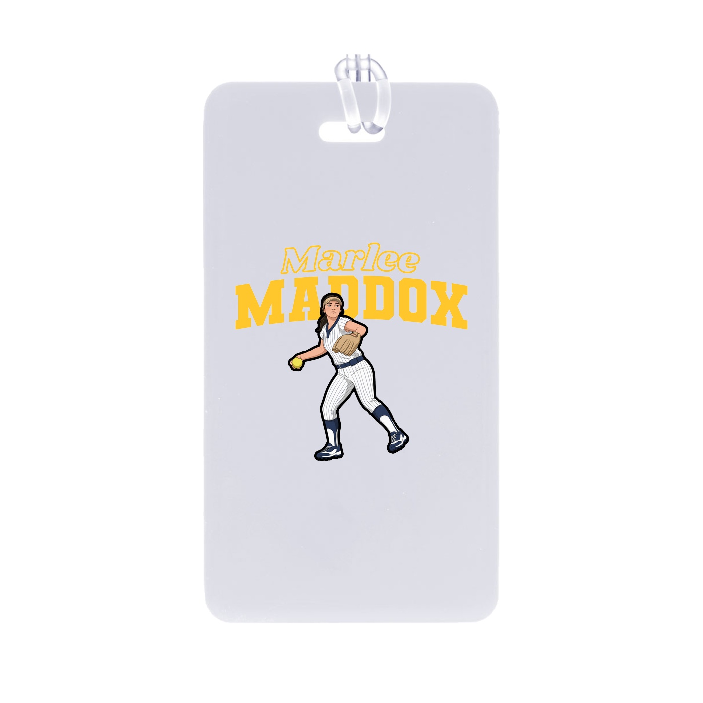 Bag Tag — Name Arch in Classic
