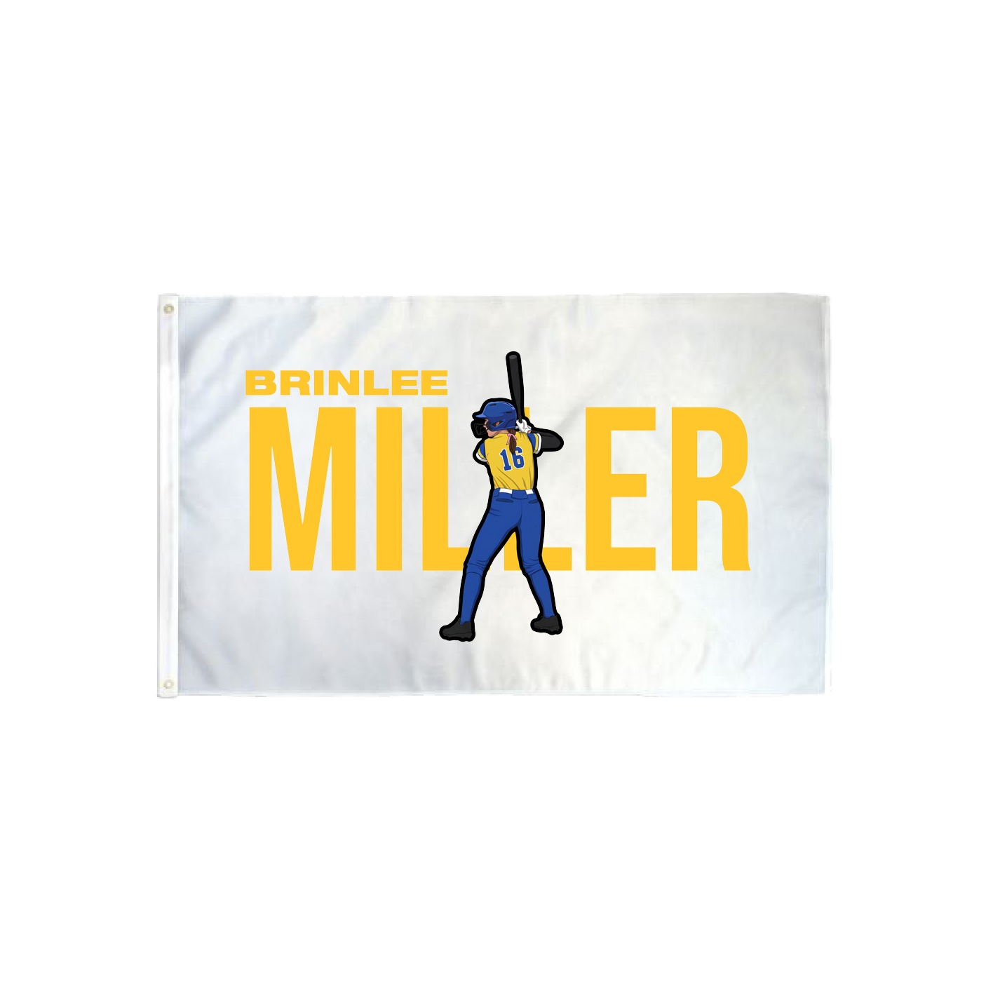 3x5 Flag — Player Name in Classic