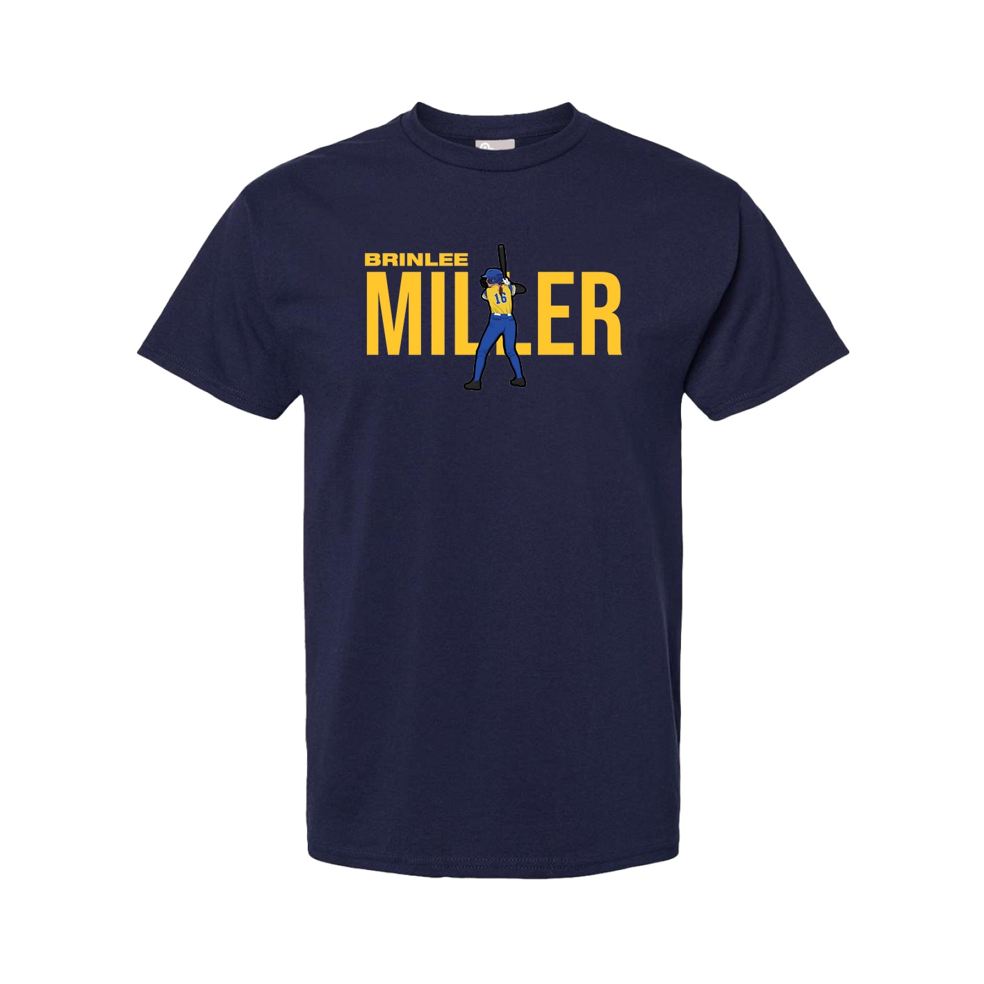 Tee — Player Name in Navy