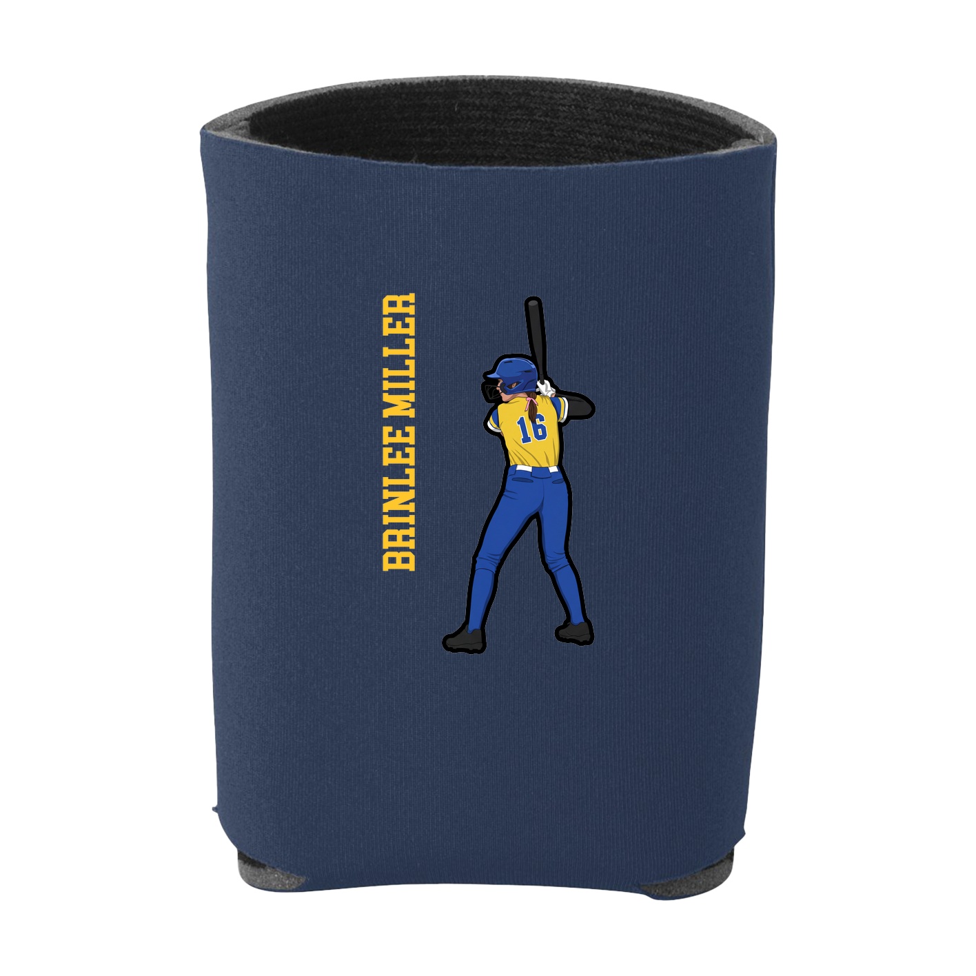 Can Holder — Name Vertical in Navy