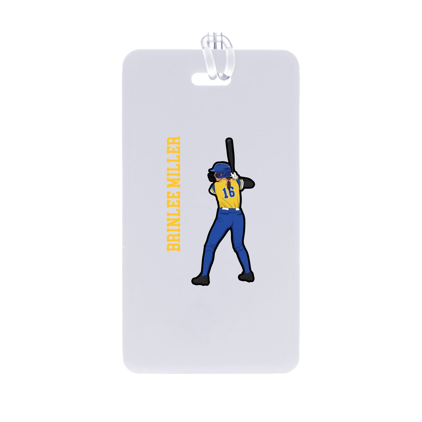 Bag Tag — Name Vertical in Classic