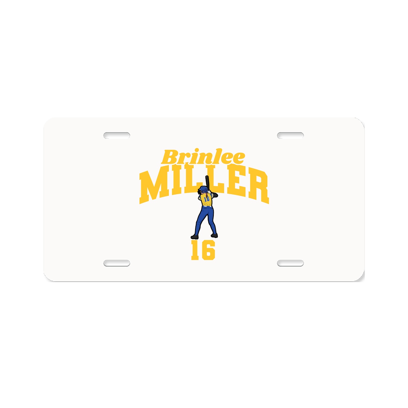 License Plate — Signature Arch in Classic