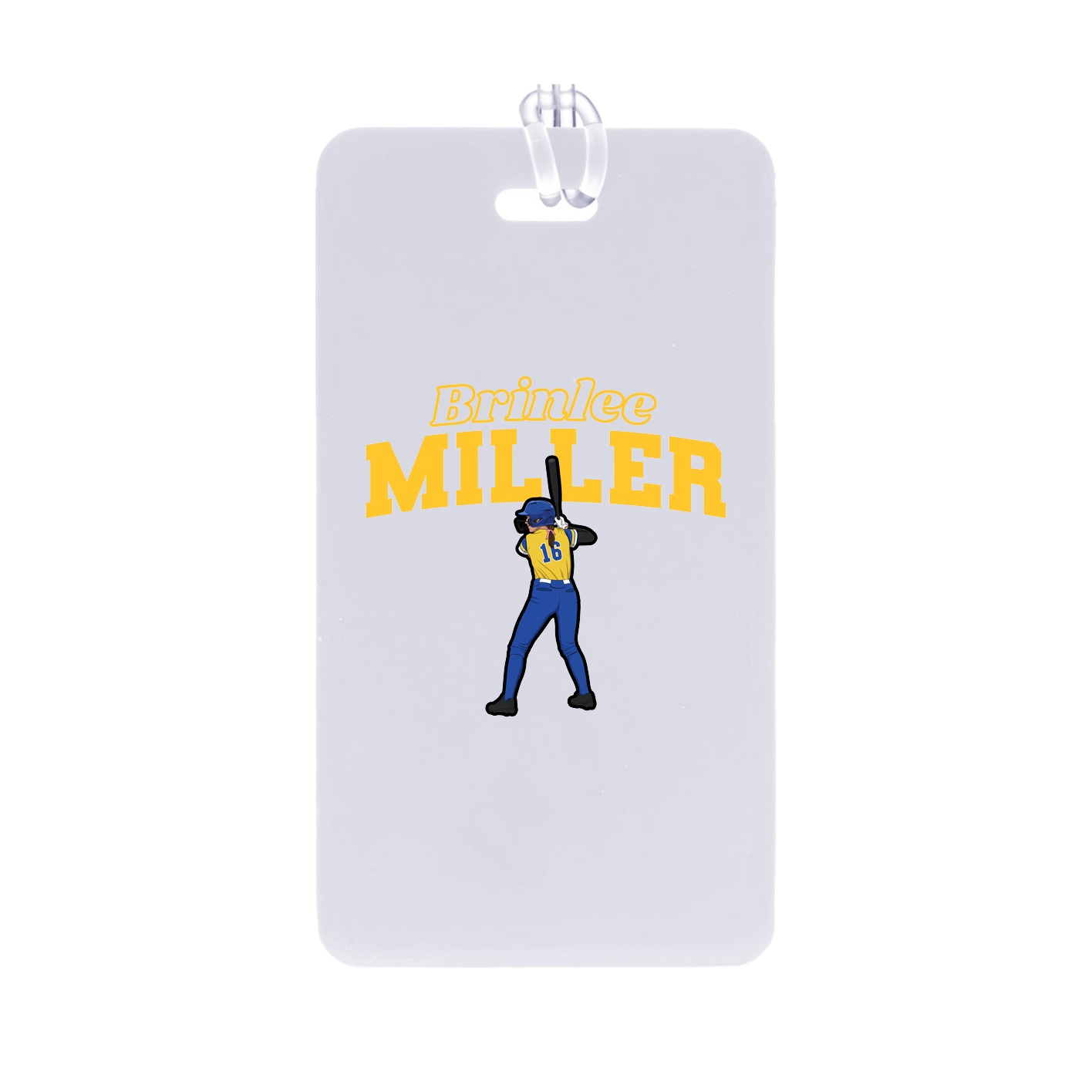 Bag Tag — Name Arch in Classic