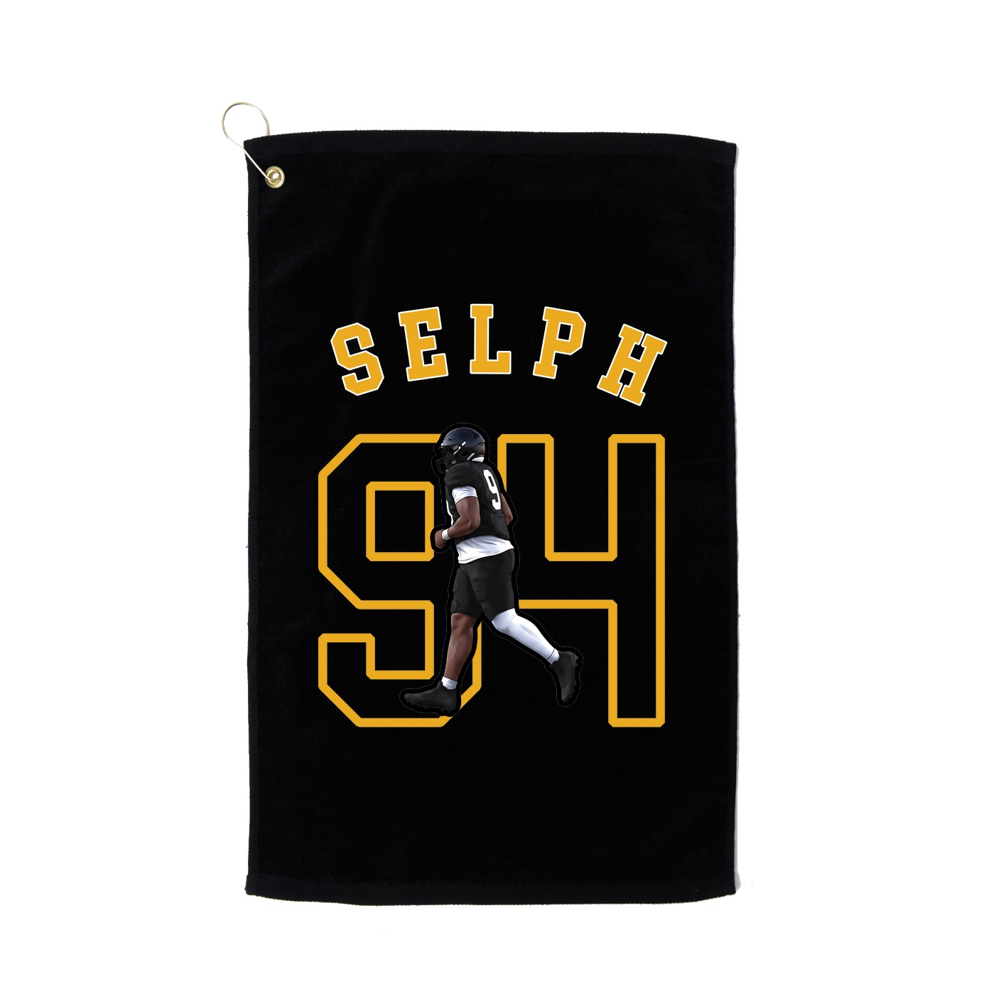 Golf Towel — Shirsey Arch in Black