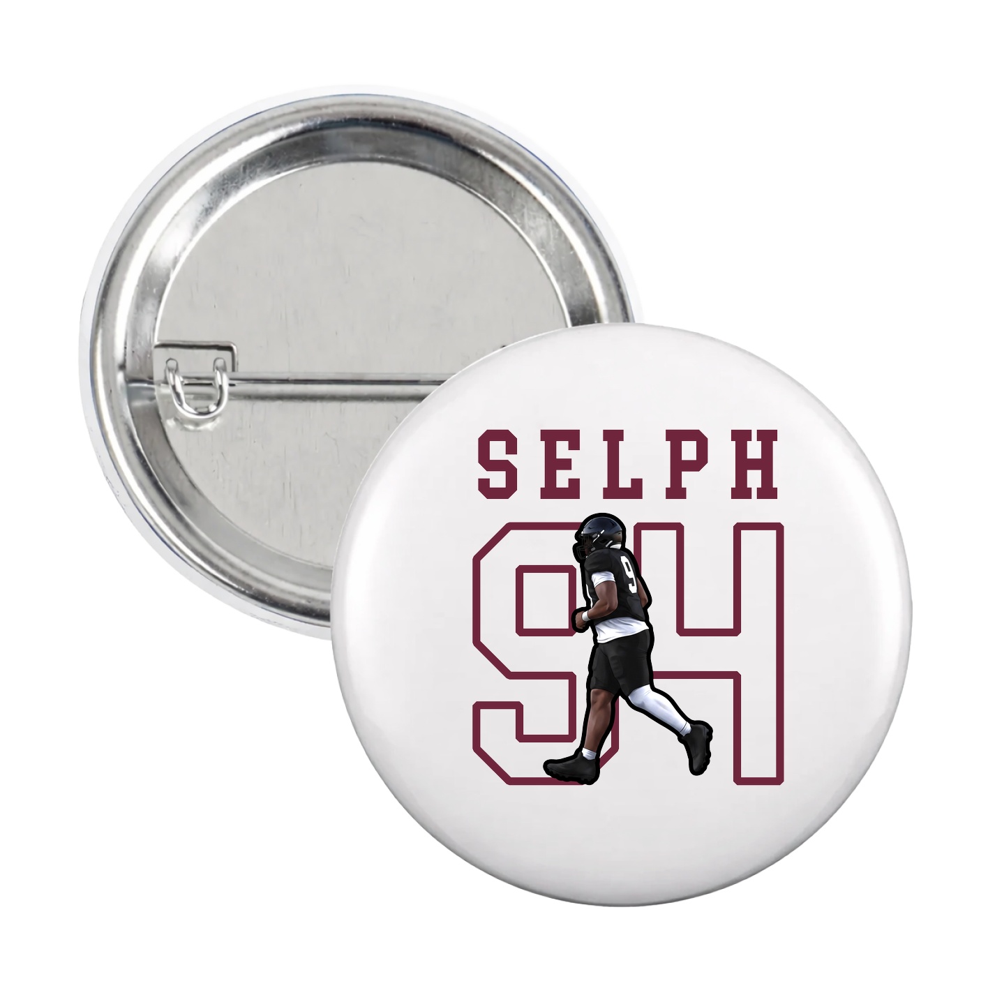 Game Day Button — Shirsey in White