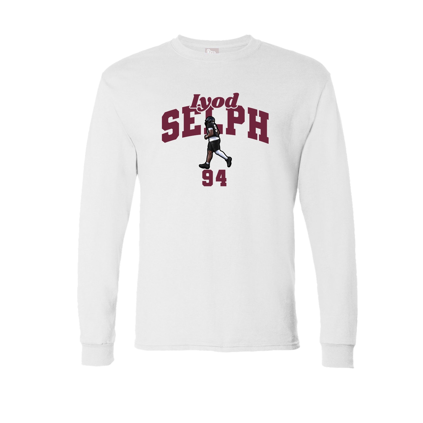 Long Sleeve Tee — Signature Arch in White