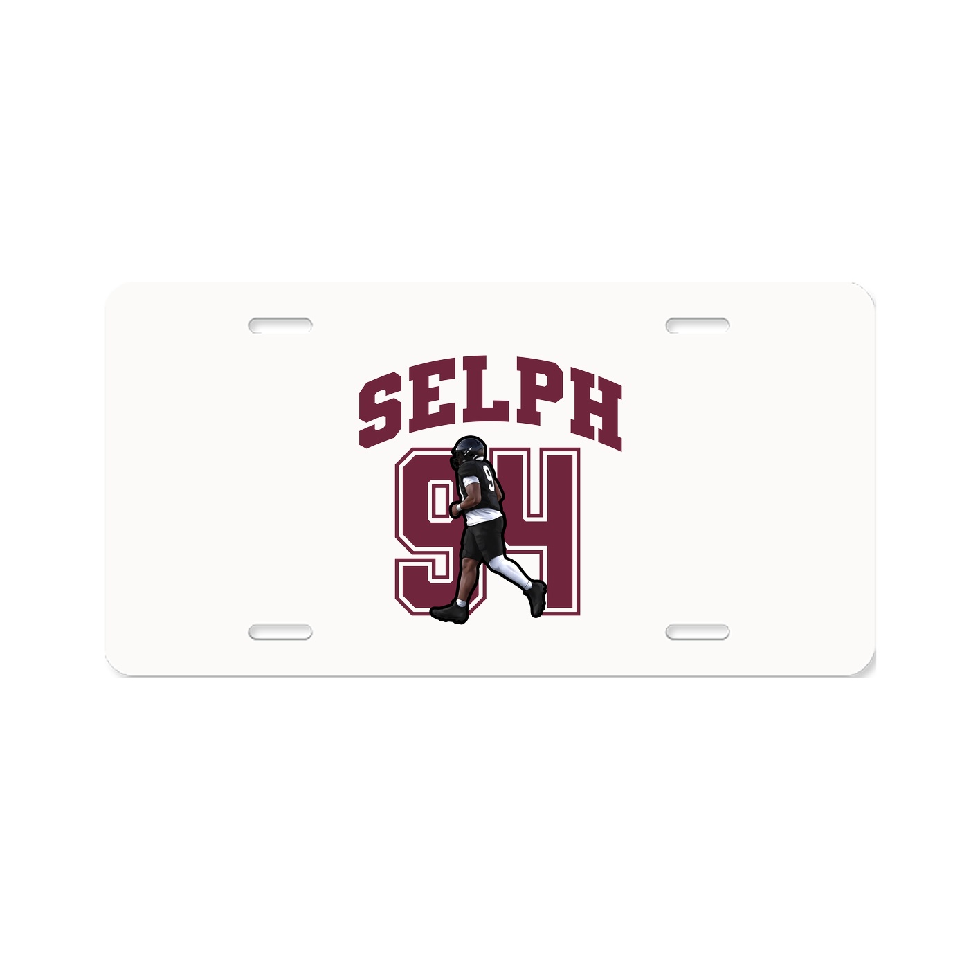 License Plate — Number in Classic