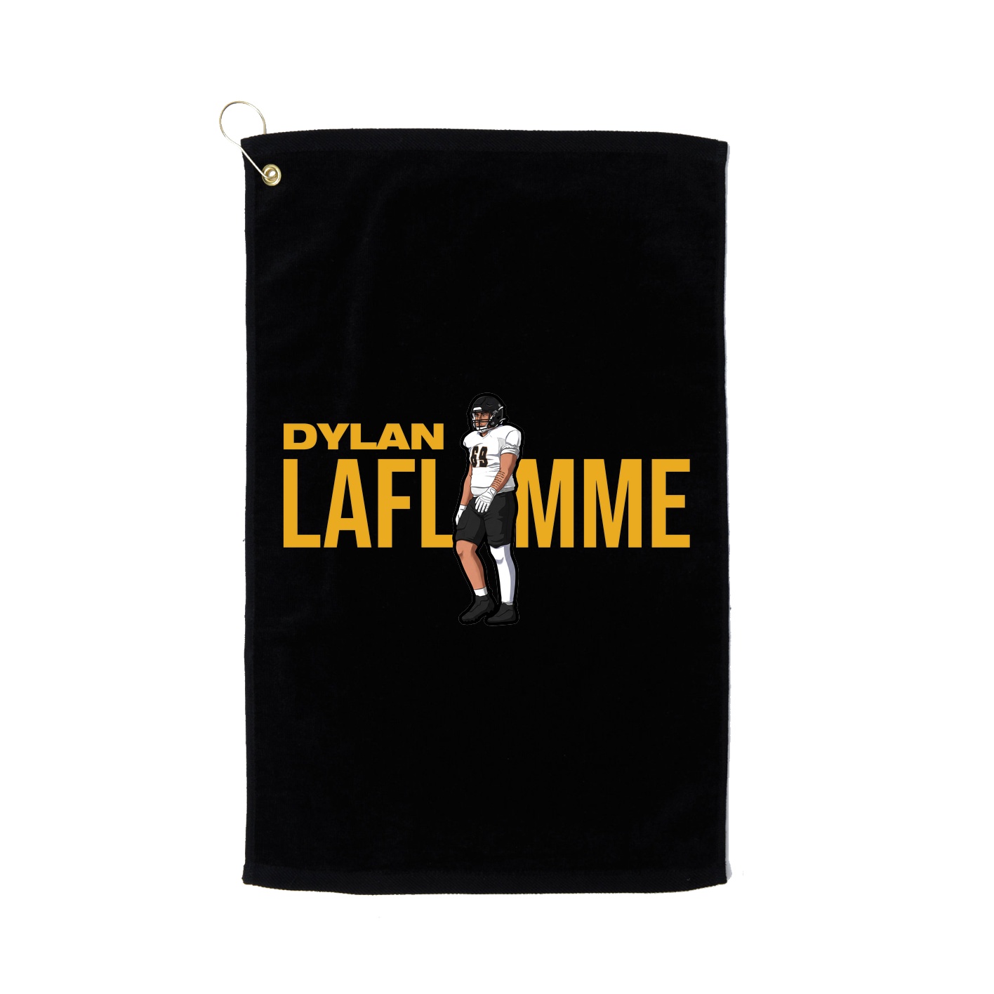 Golf Towel — Player Name in Black