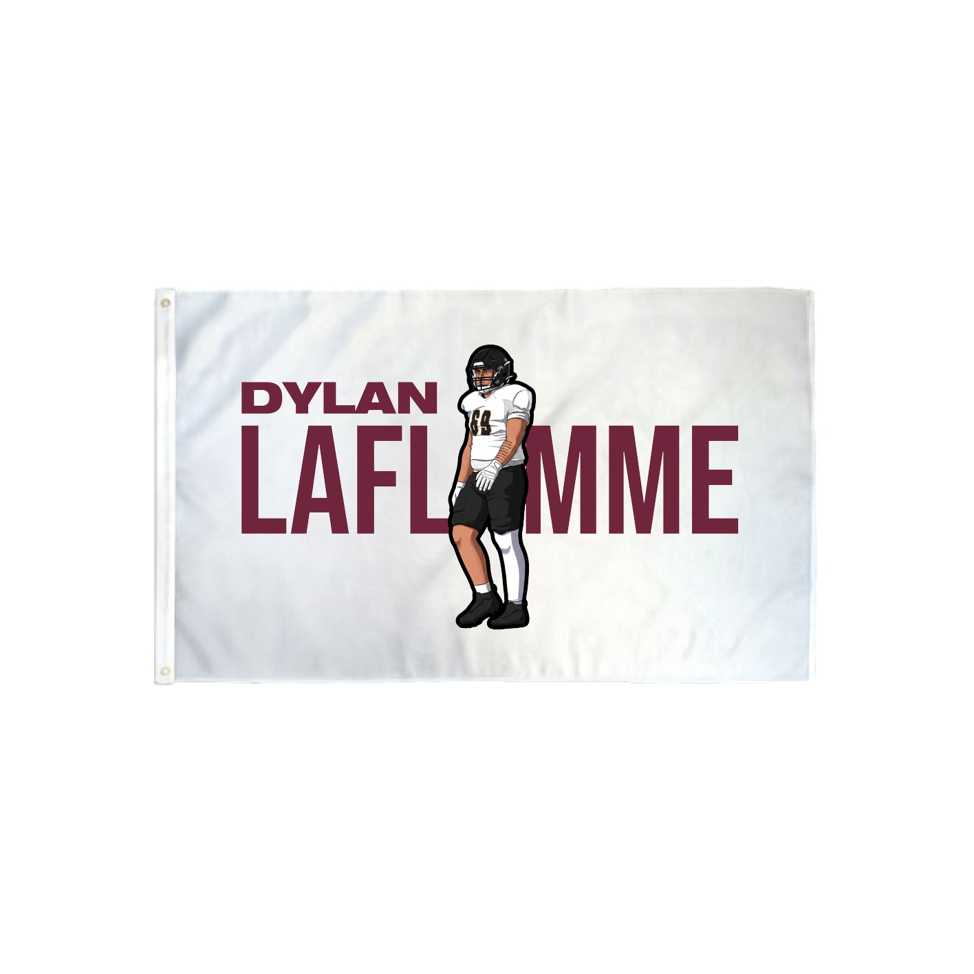 3x5 Flag — Player Name in Classic