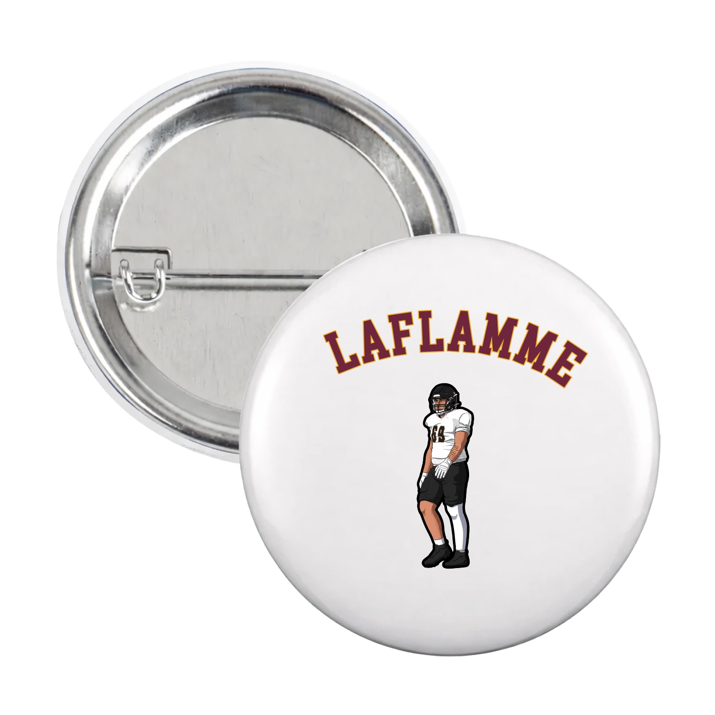 Game Day Button — Shirsey Arch in White
