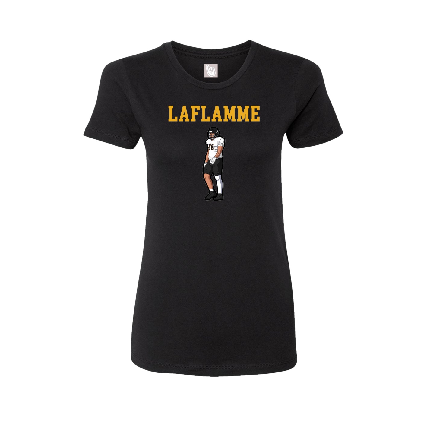 Fitted Women's Tee — Shirsey in Black