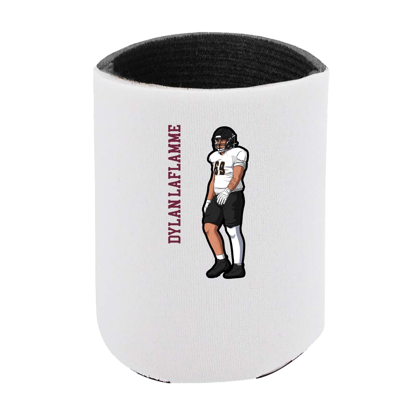 Can Holder — Name Vertical in White
