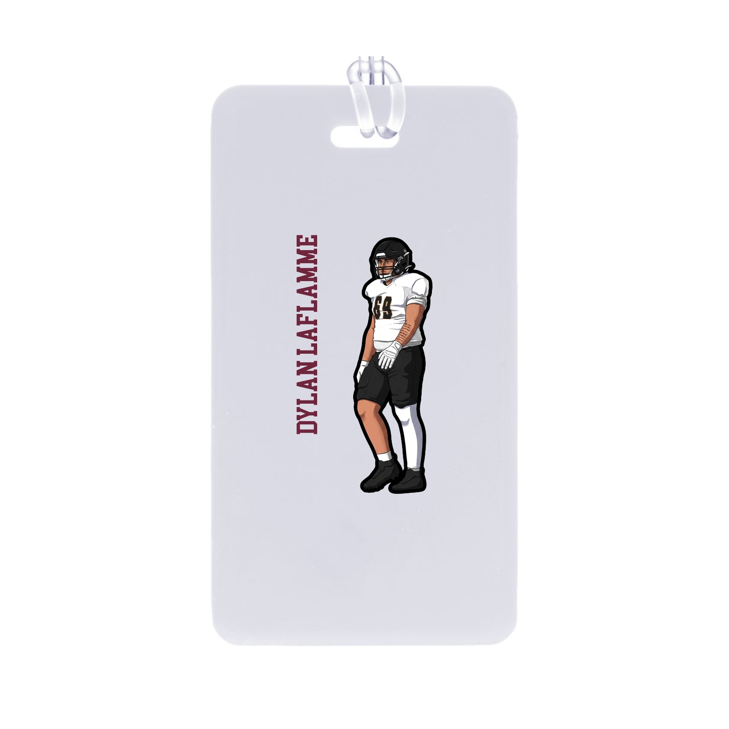 Bag Tag — Name Vertical in Classic