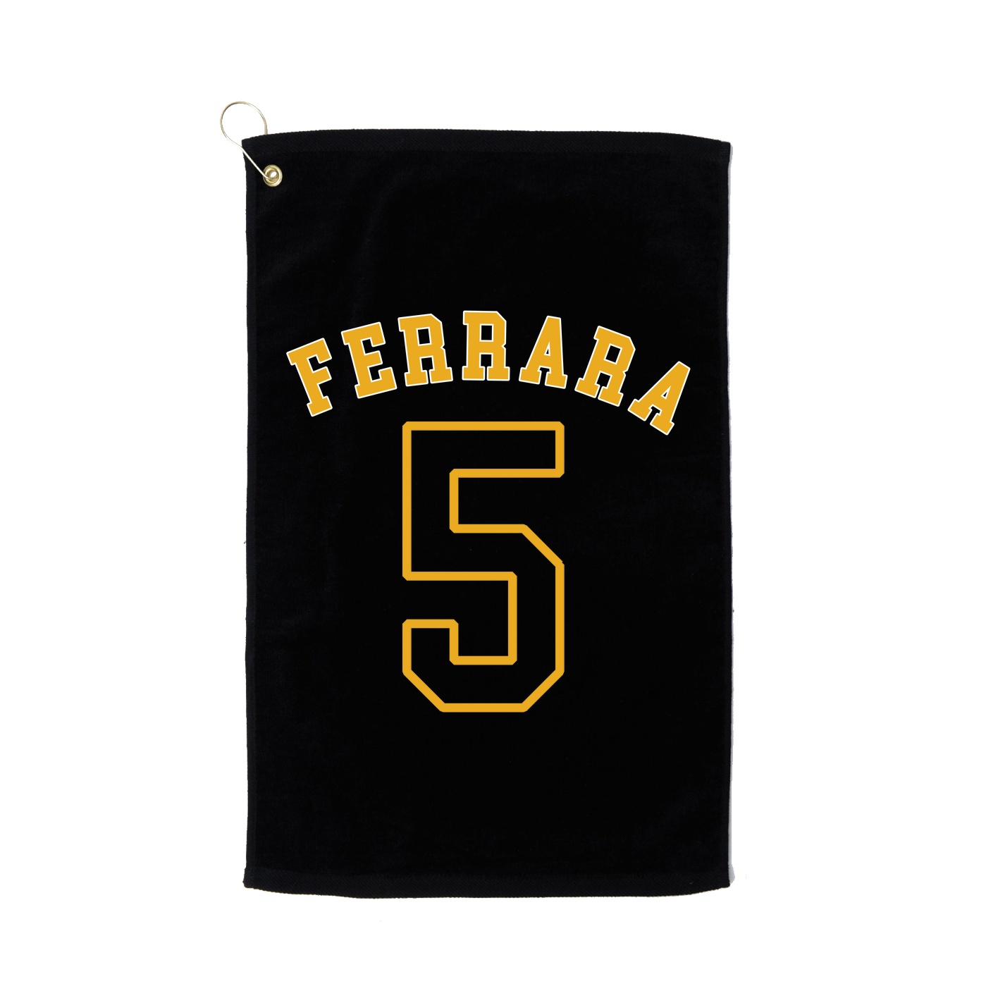 Golf Towel — Shirsey Arch in Black