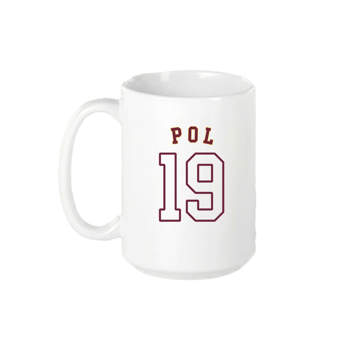 15oz Coffee Mug — Shirsey Arch in White
