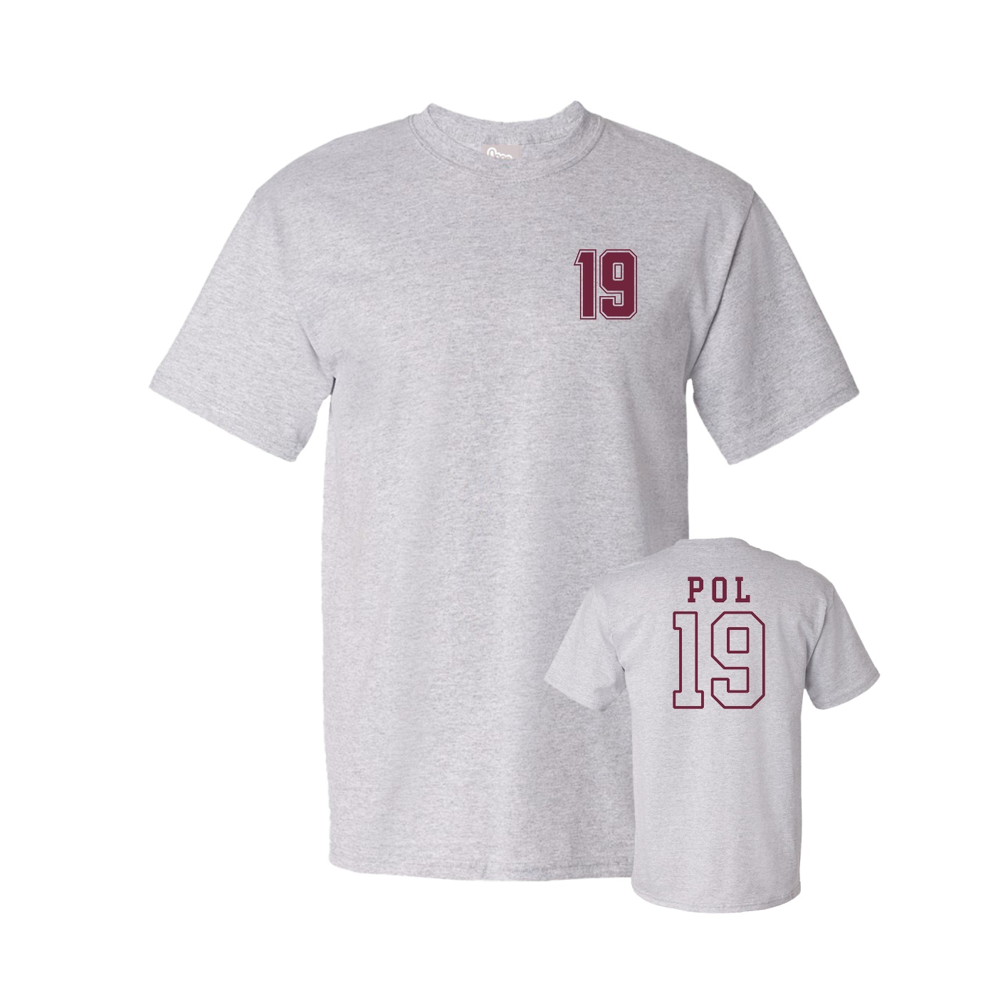 Tee — Chest Back in Grey