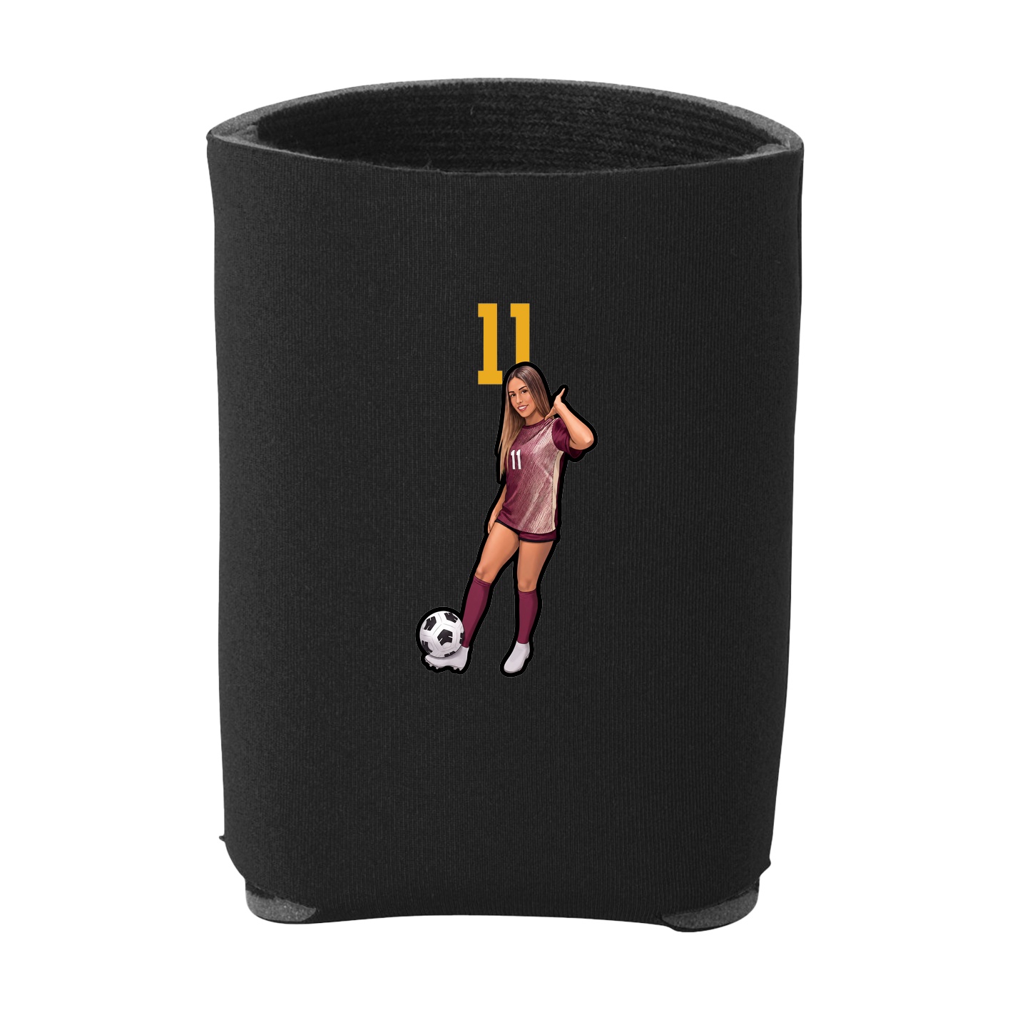 Can Holder — Number Top in Black