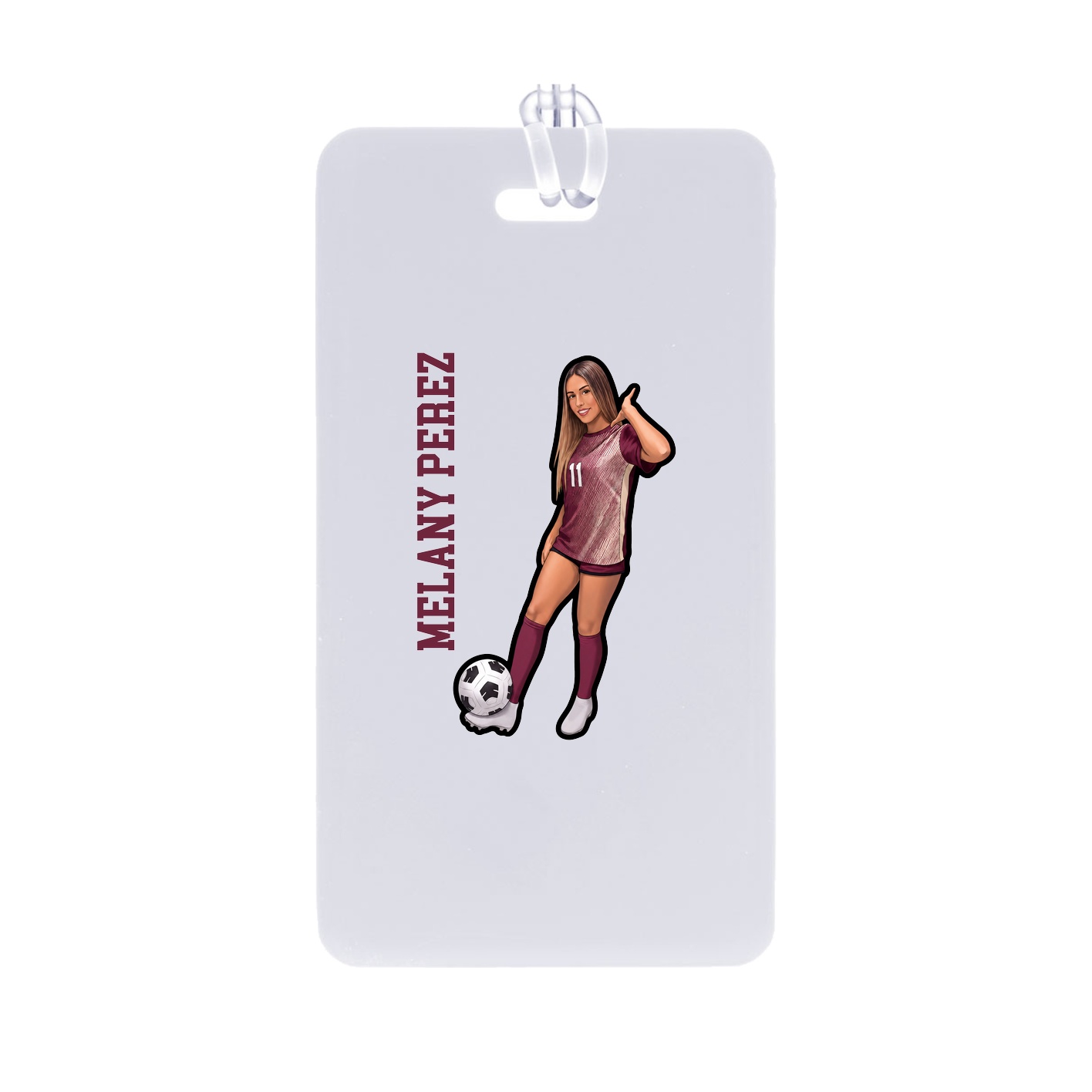 Bag Tag — Name Vertical in Classic