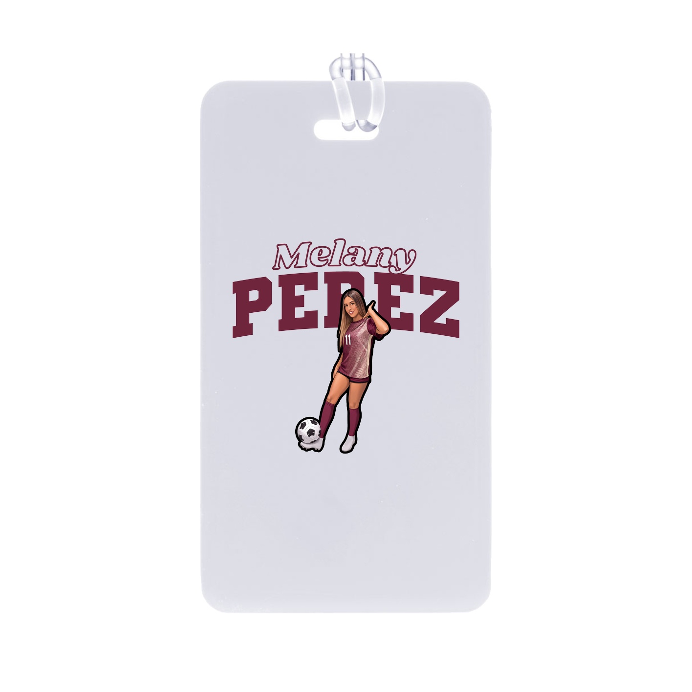 Bag Tag — Name Arch in Classic