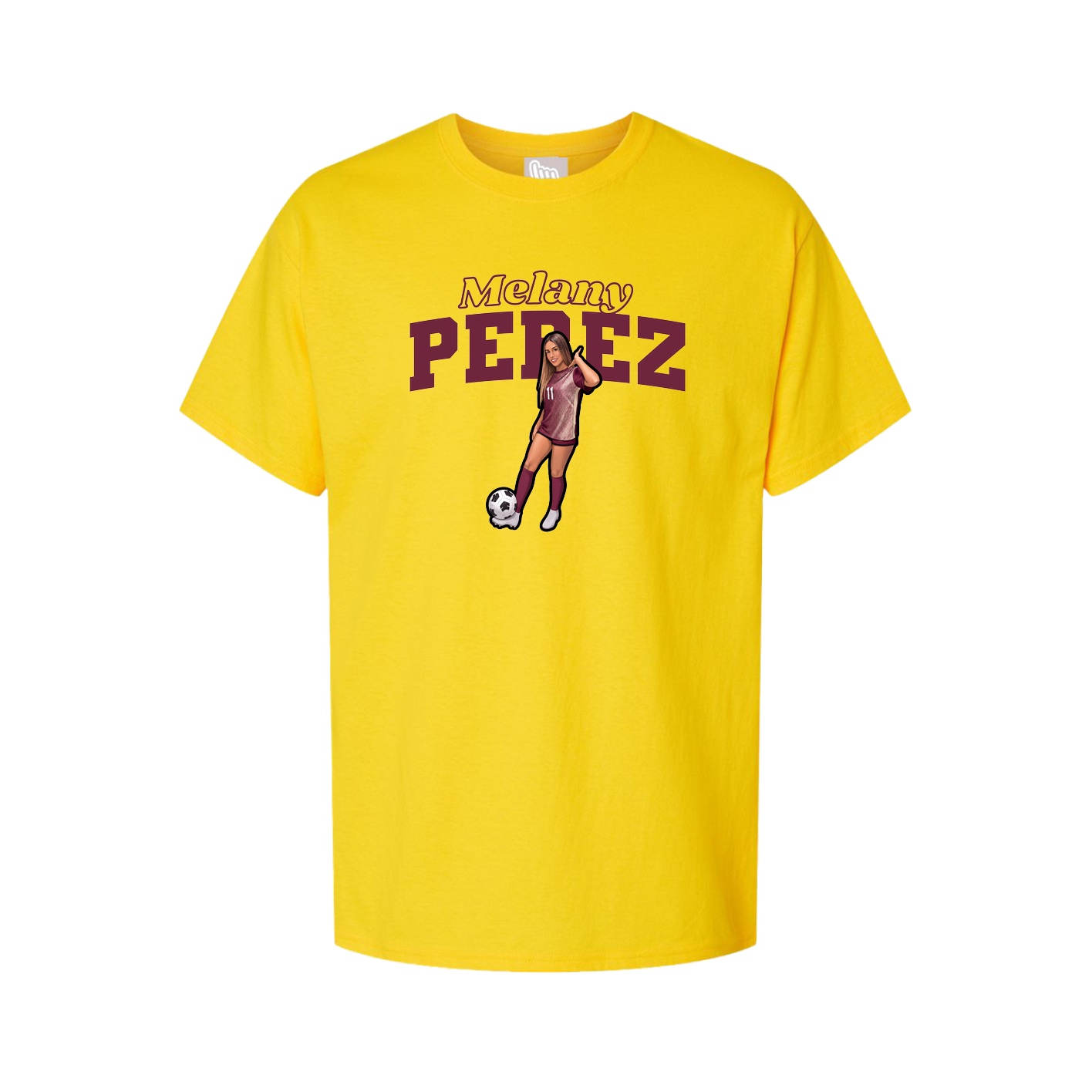 Tee — Name Arch in Gold