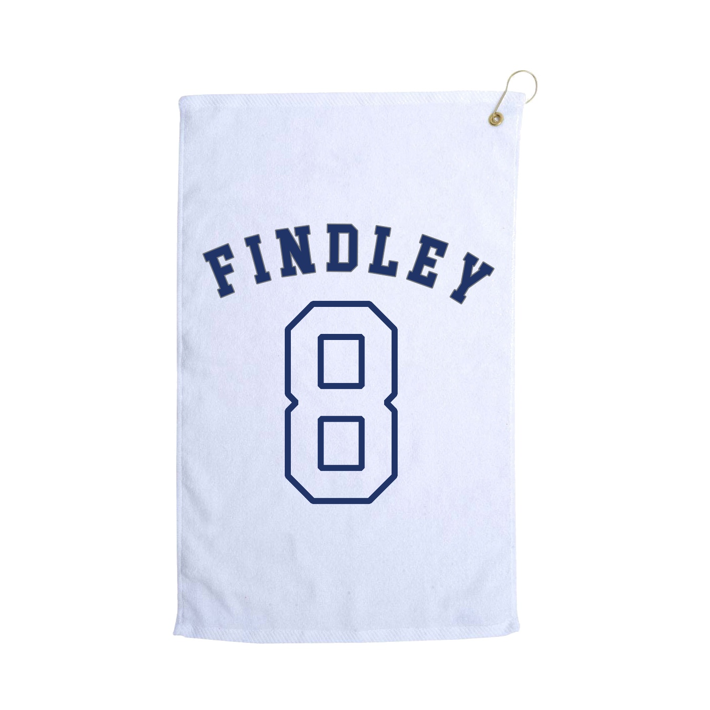 Golf Towel — Shirsey Arch in White