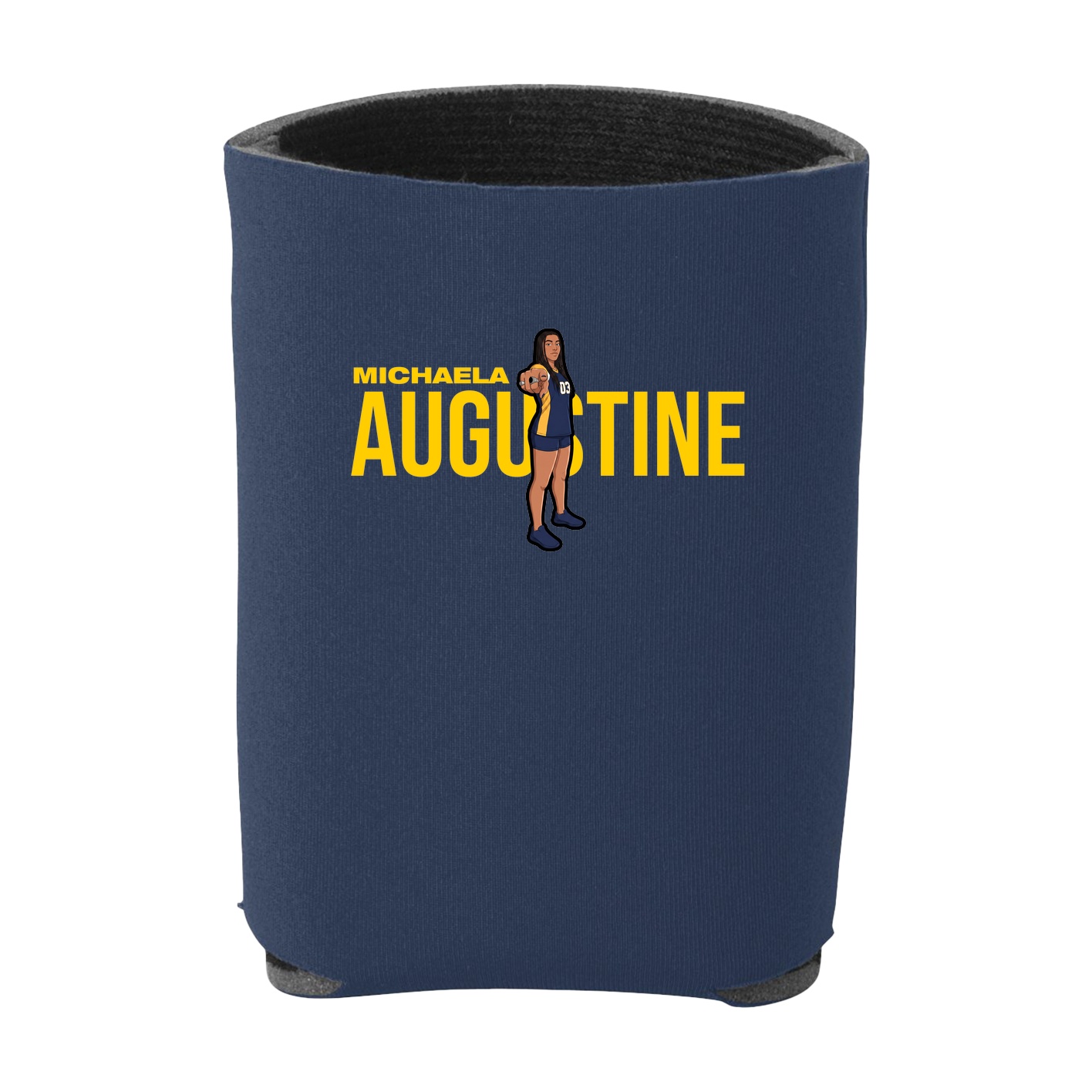 Can Holder — Player Name in Navy