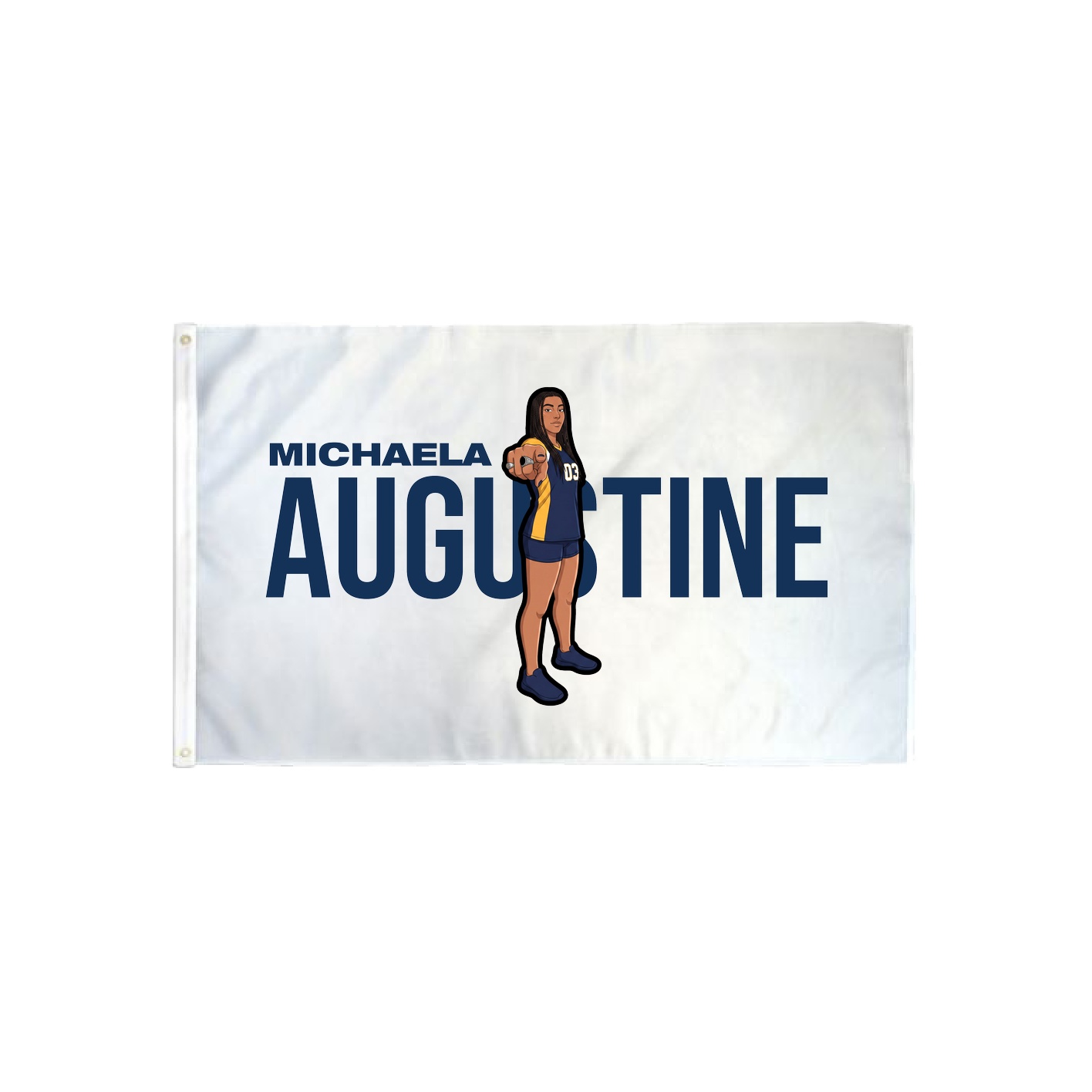 3x5 Flag — Player Name in Classic