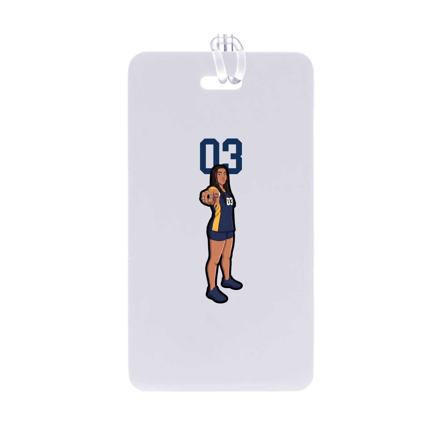 Bag Tag — Number Top in Classic