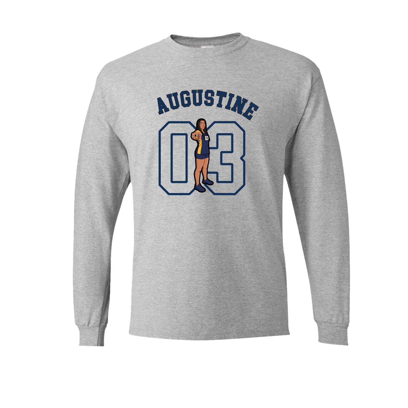 Long Sleeve Tee — Shirsey Arch in Grey