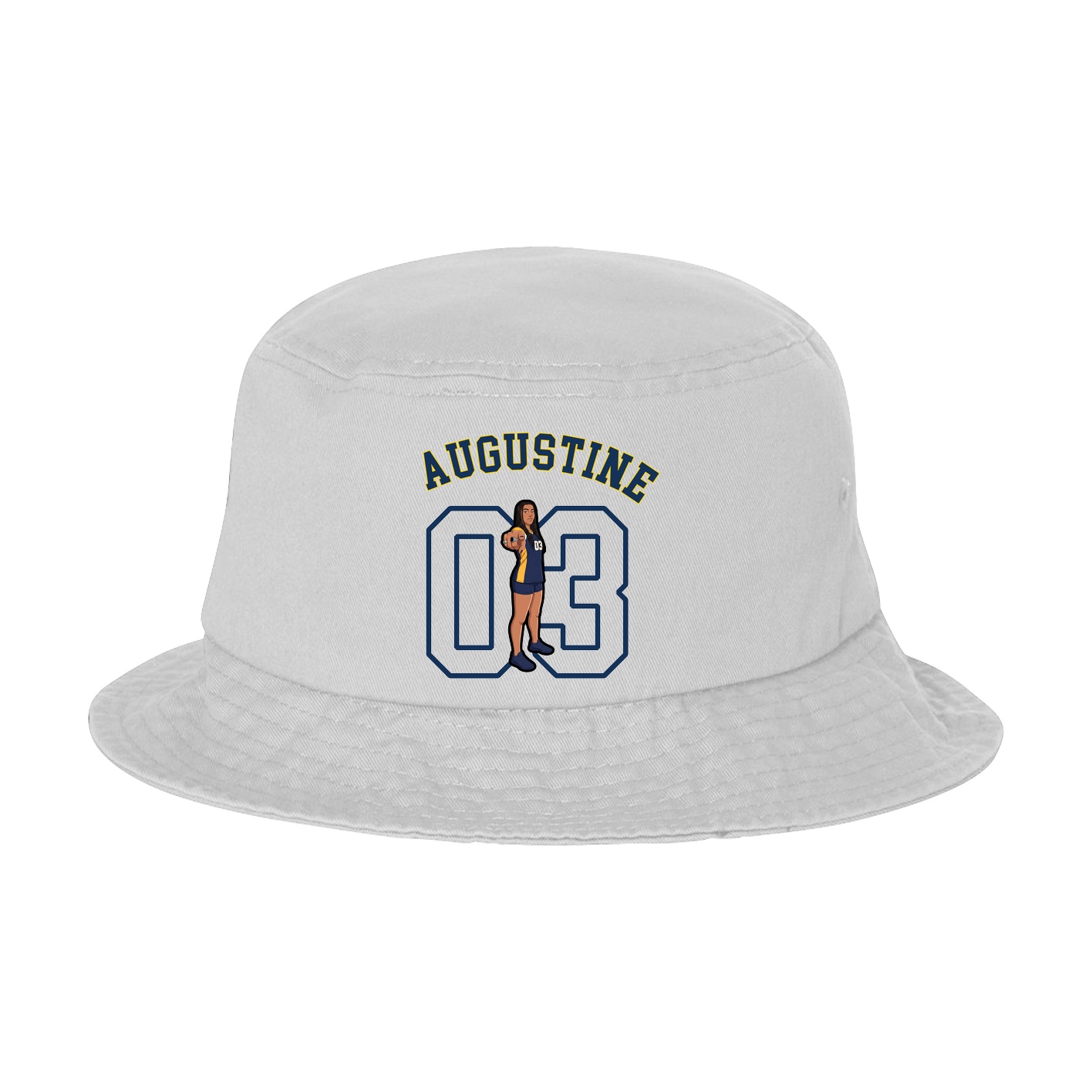 Bucket Cap — Shirsey Arch in White