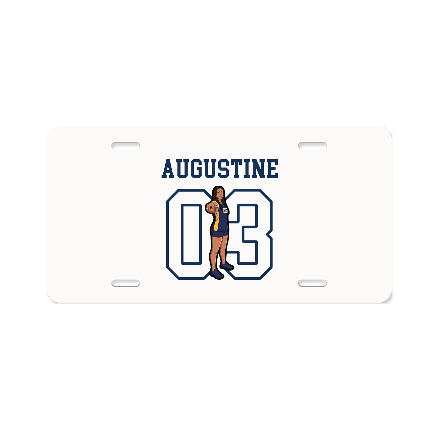 License Plate — Shirsey in Classic