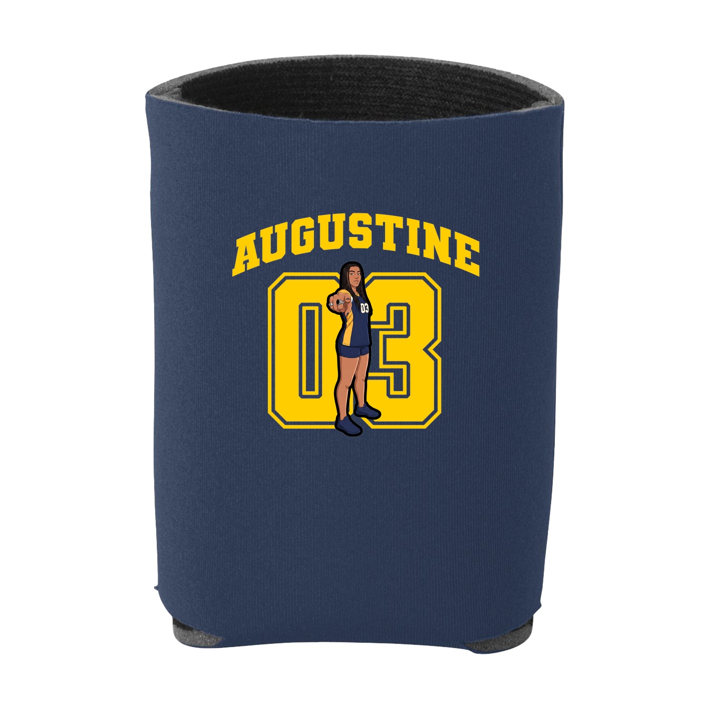 Can Holder — Number in Navy