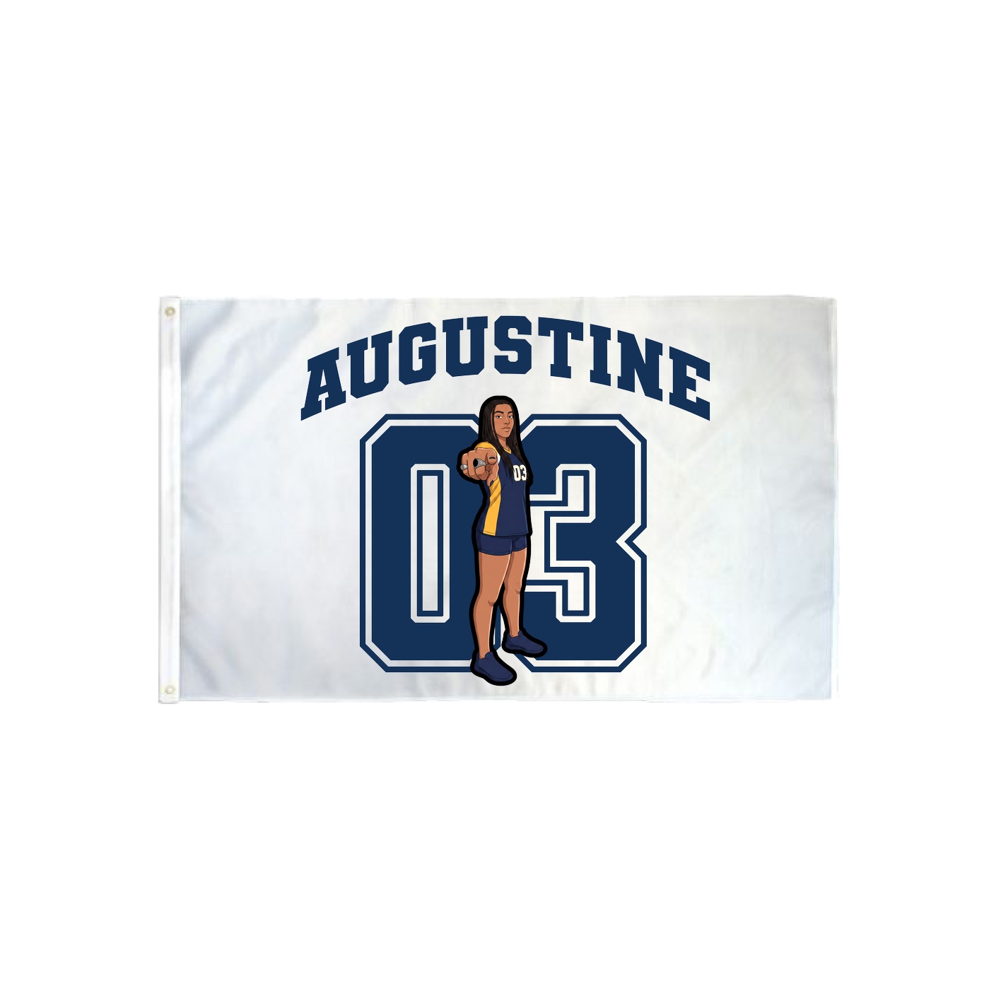 3x5 Flag — Number in Classic