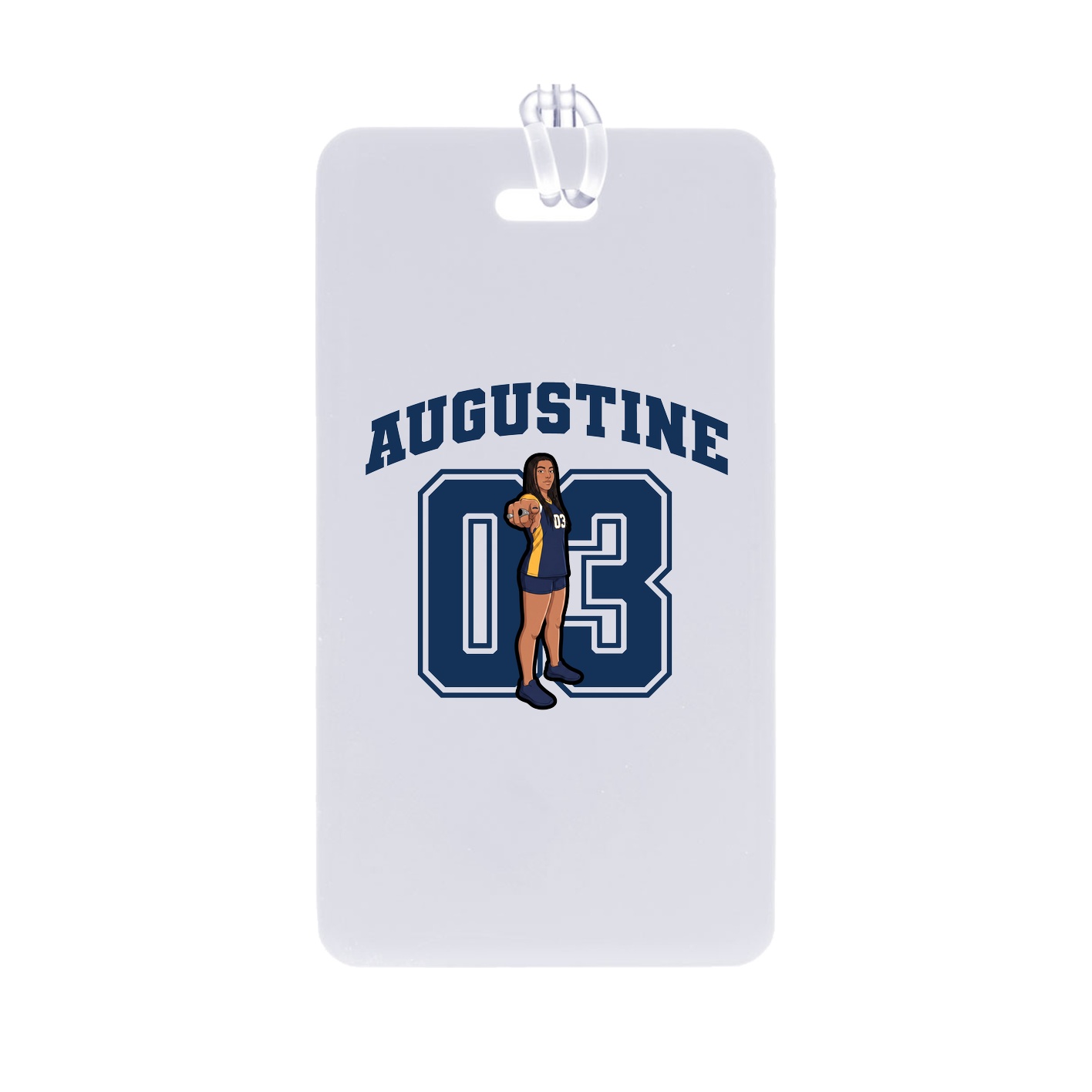 Bag Tag — Number in Classic