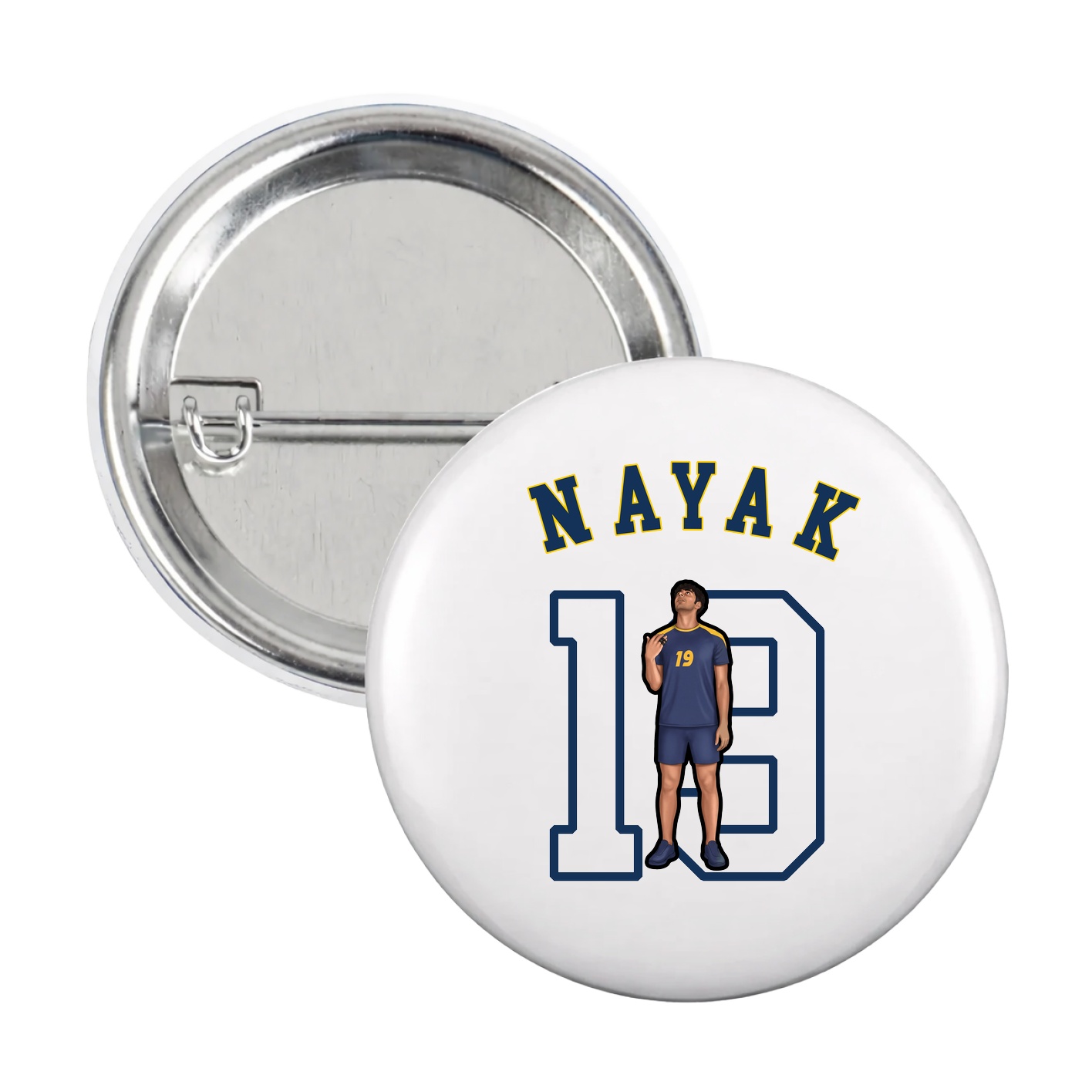 Game Day Button — Shirsey Arch in White