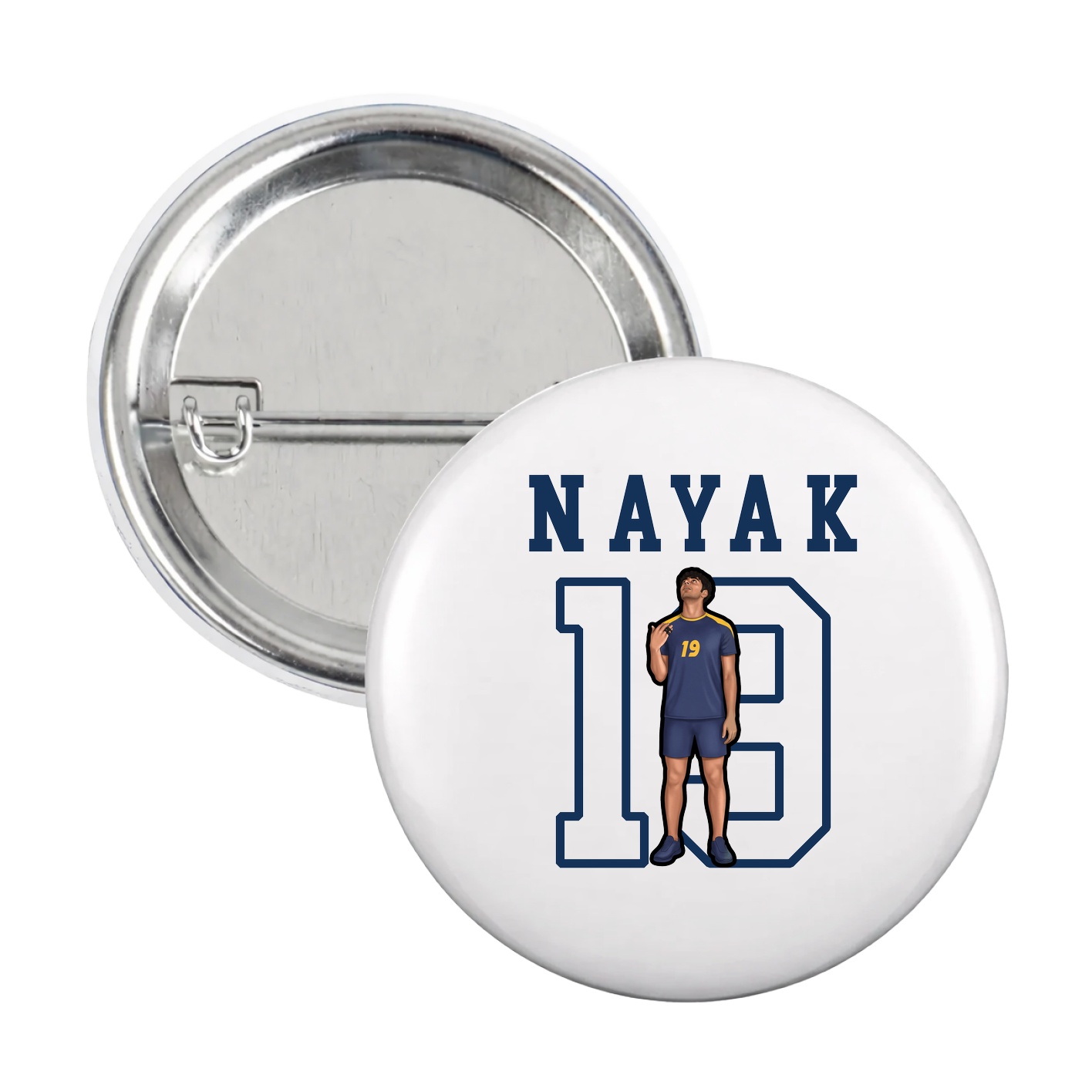 Game Day Button — Shirsey in White