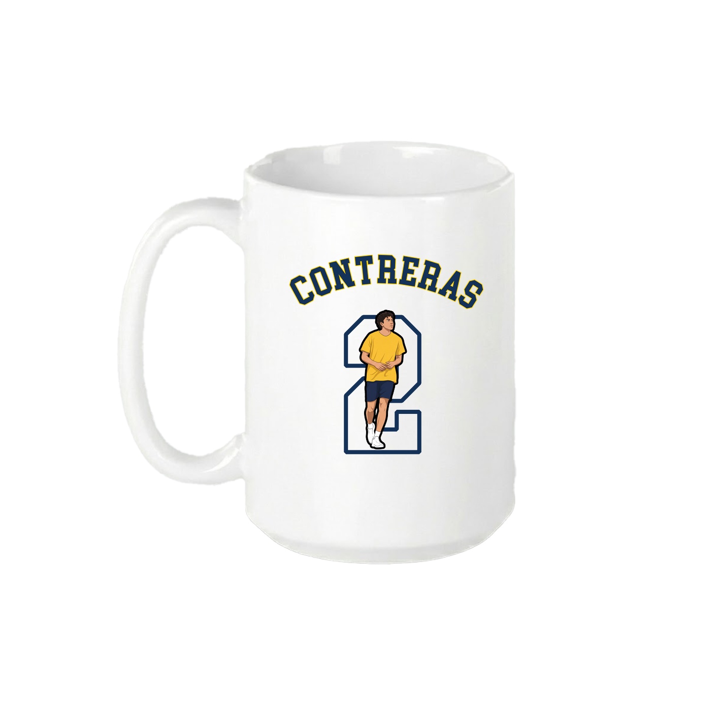 15oz Coffee Mug — Shirsey Arch in White