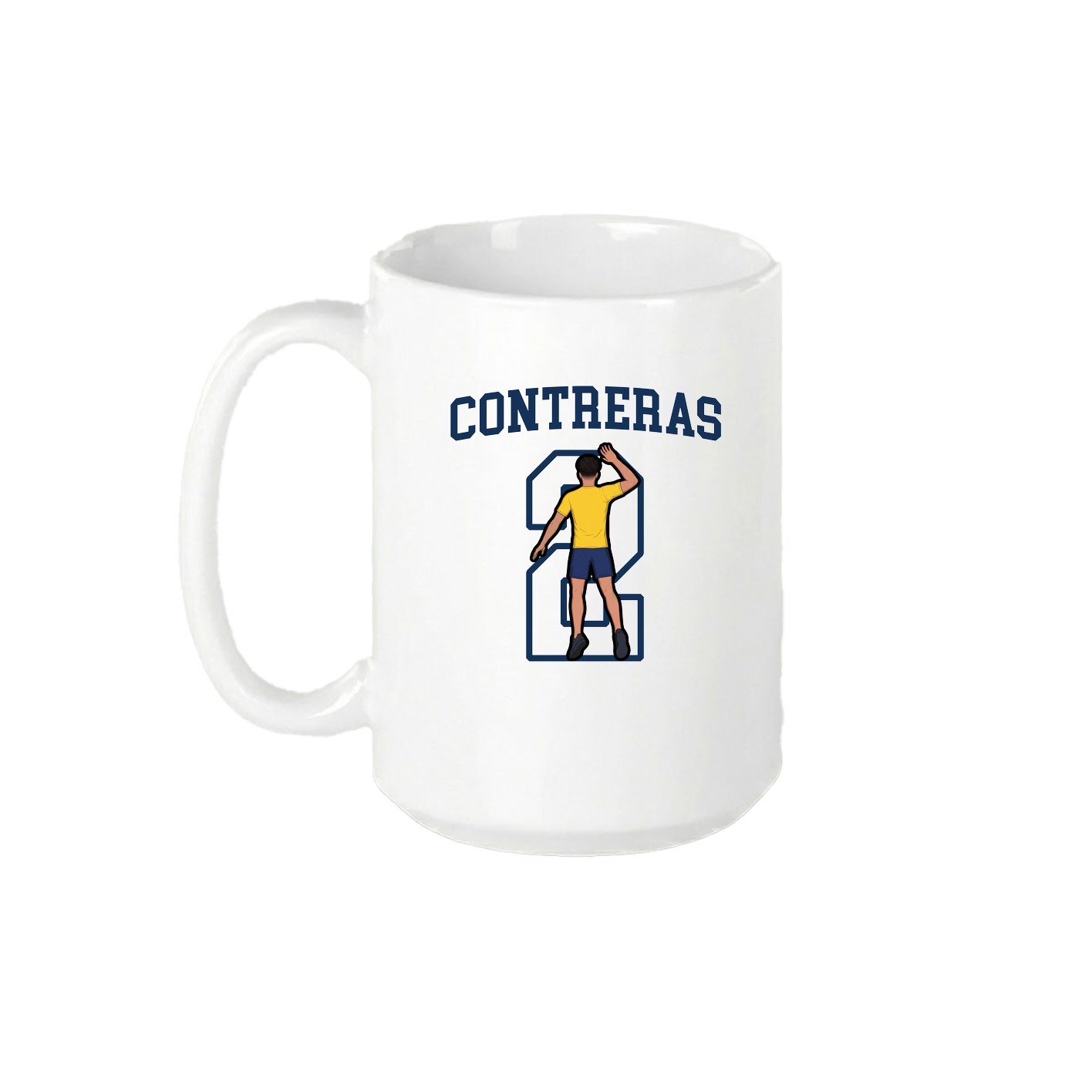 15oz Coffee Mug — Shirsey in White