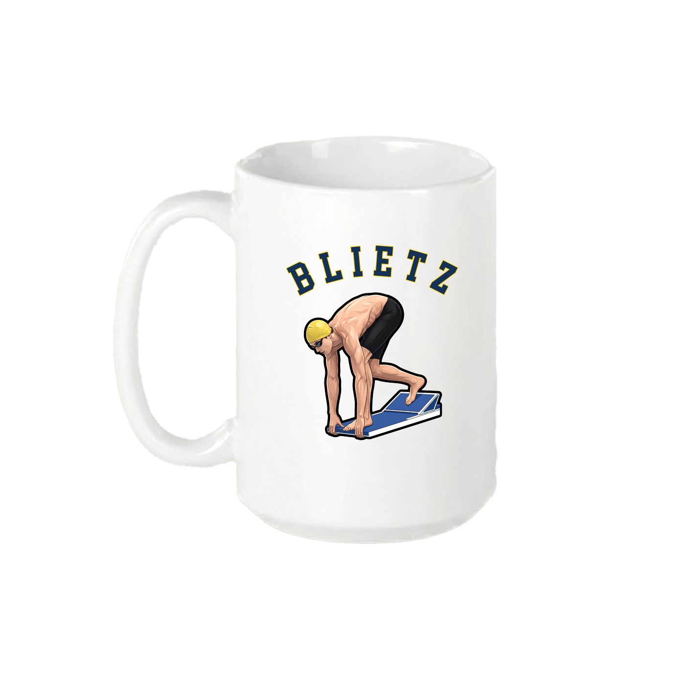 15oz Coffee Mug — Shirsey Arch in White