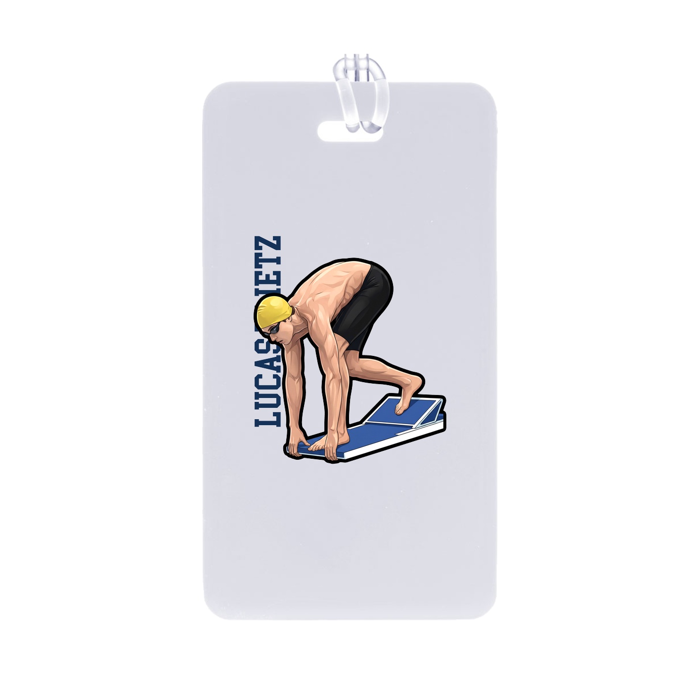 Bag Tag — Name Vertical in Classic