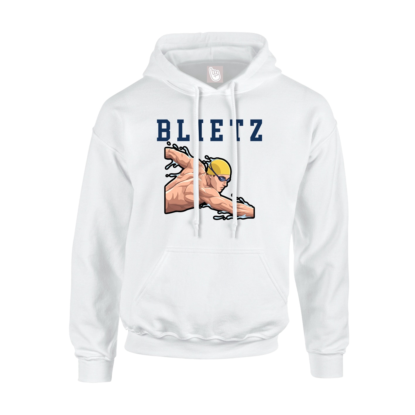 Hoodie — Shirsey in White