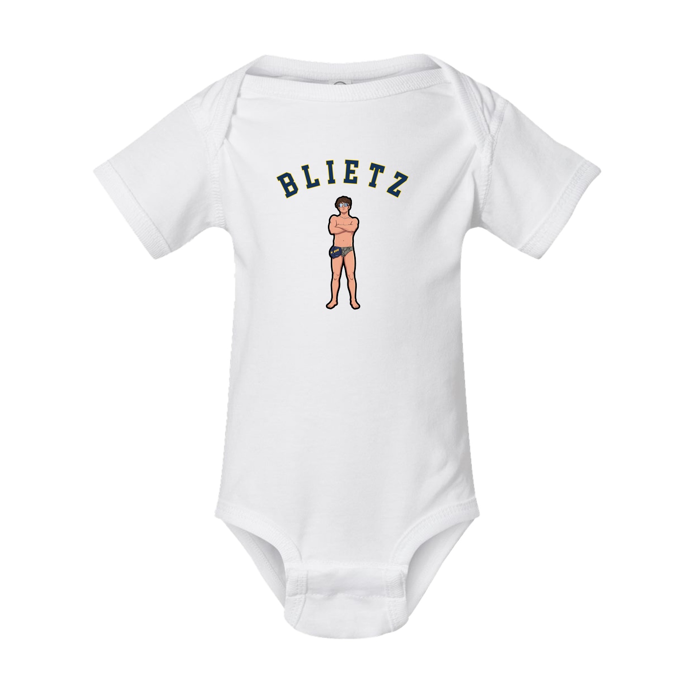 Baby Onesie — Shirsey Arch in White