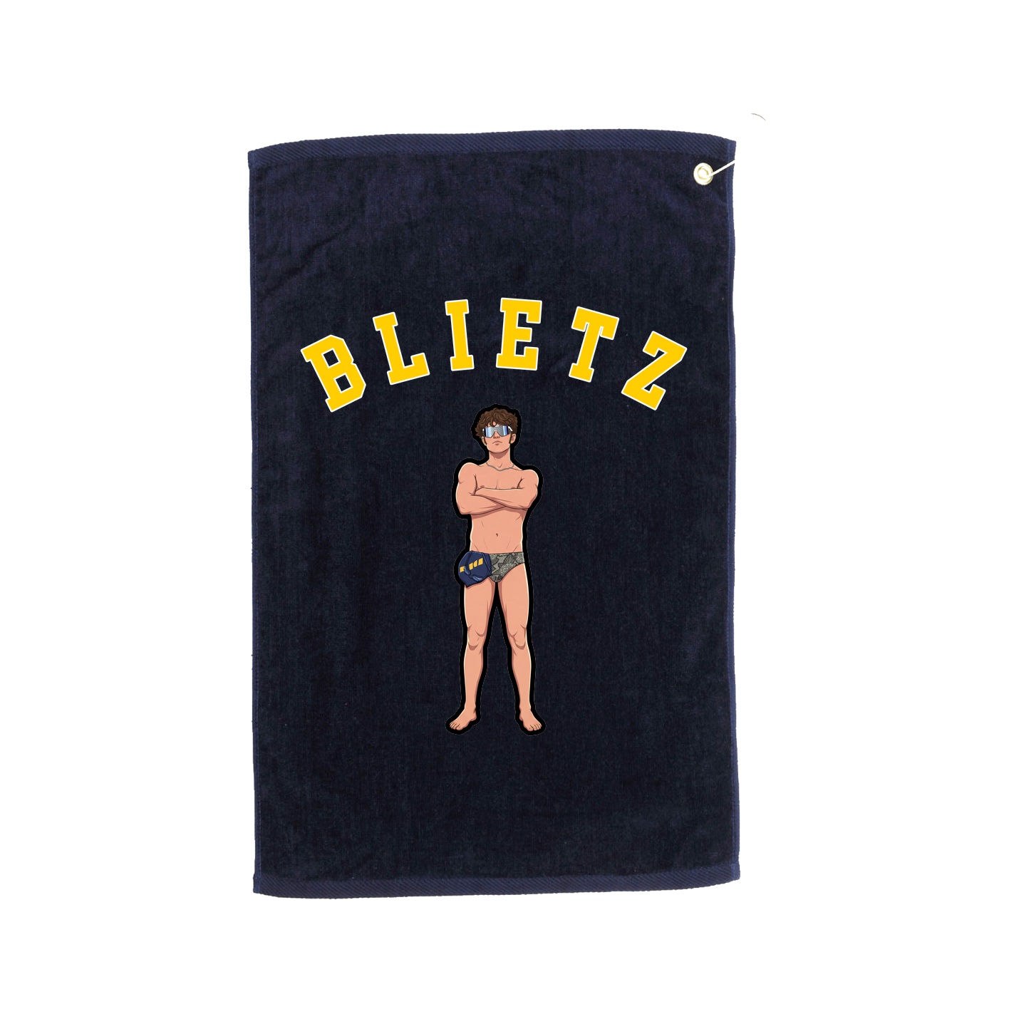 Golf Towel — Shirsey Arch in Navy