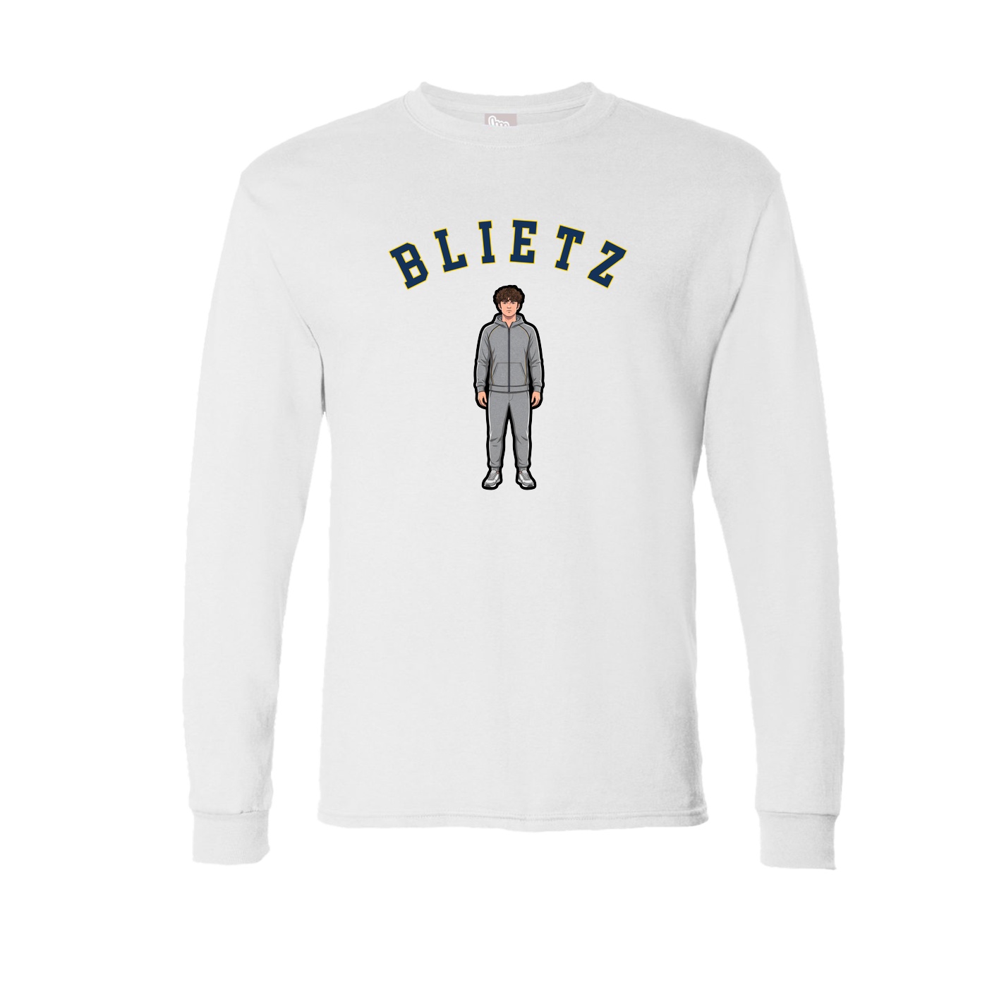 Long Sleeve Tee — Shirsey Arch in White