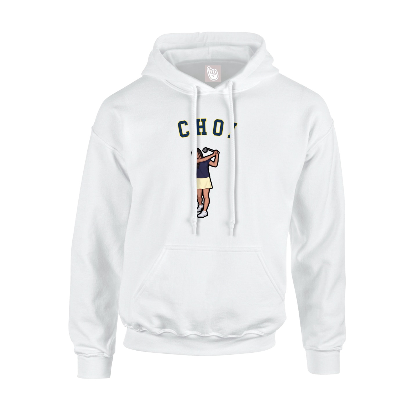 Hoodie — Shirsey Arch in White